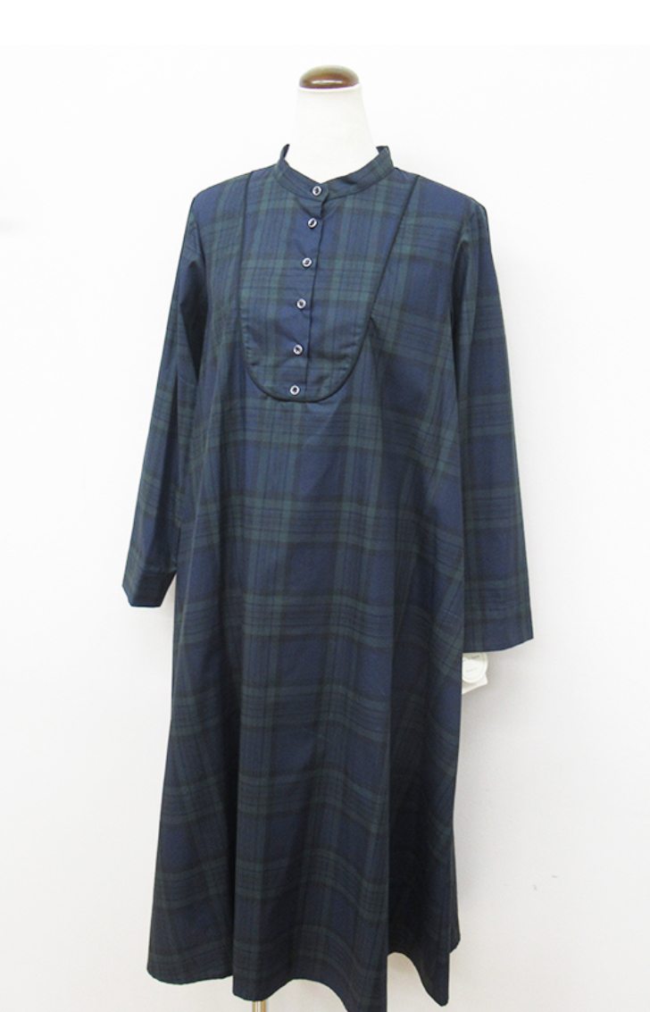 J.Sloane 格子連衣裙