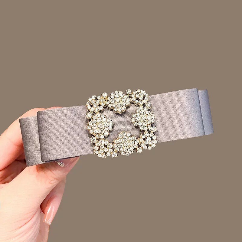 經典輕奢方鑽簡約髮夾(特價)