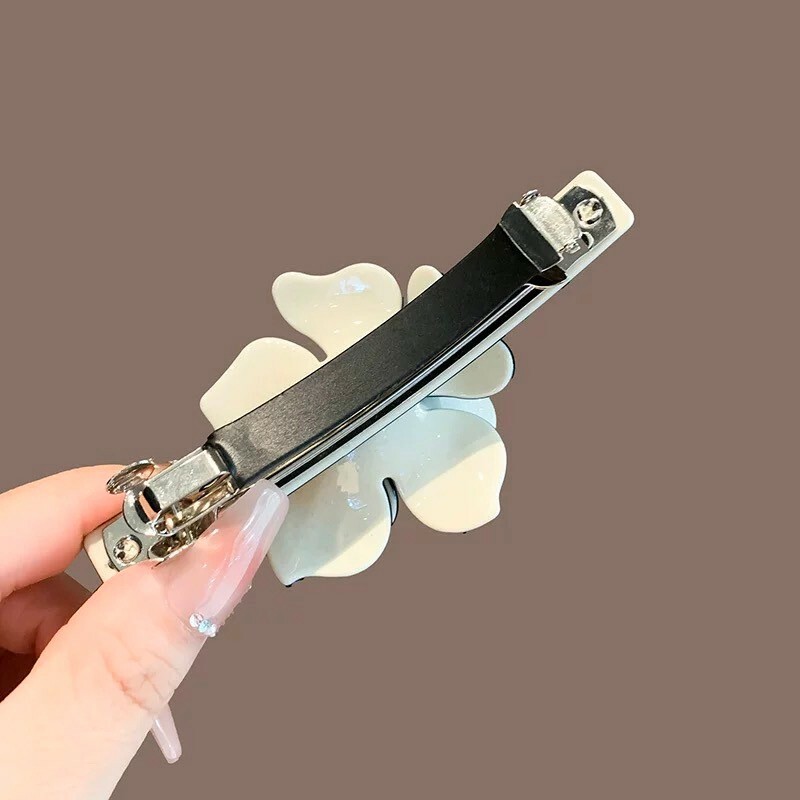 名媛小香風珍珠山茶花髮夾(特價)