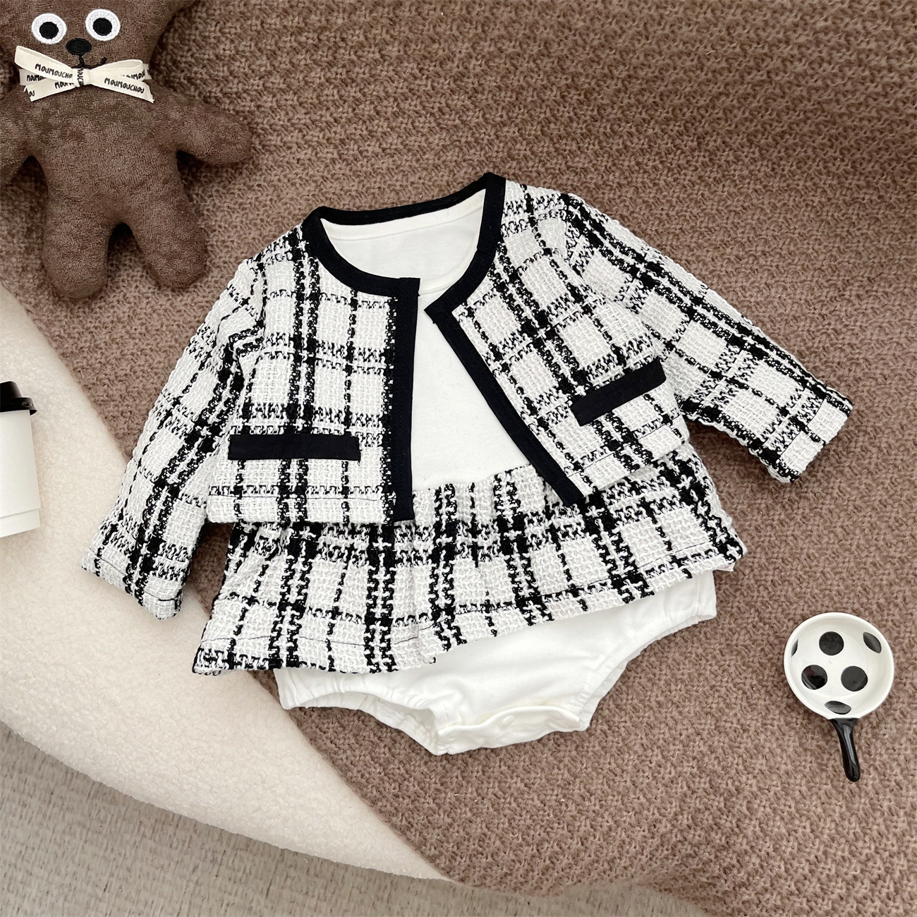 25春款小香款兩件式包屁衣