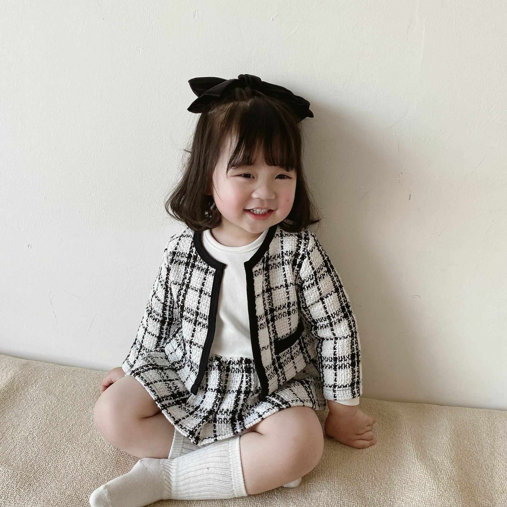 春款小香款兩件式包屁衣實拍