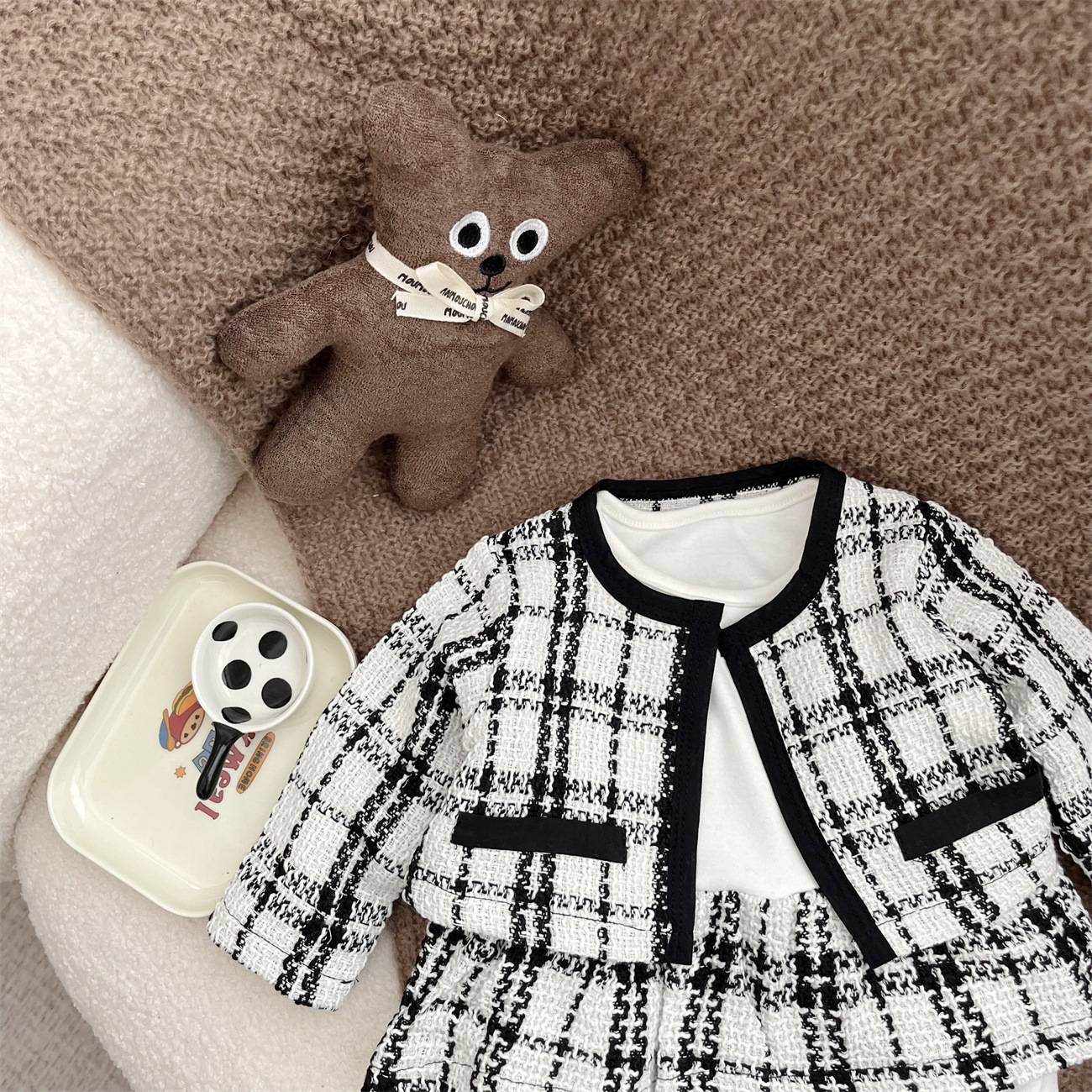 春款小香款兩件式包屁衣