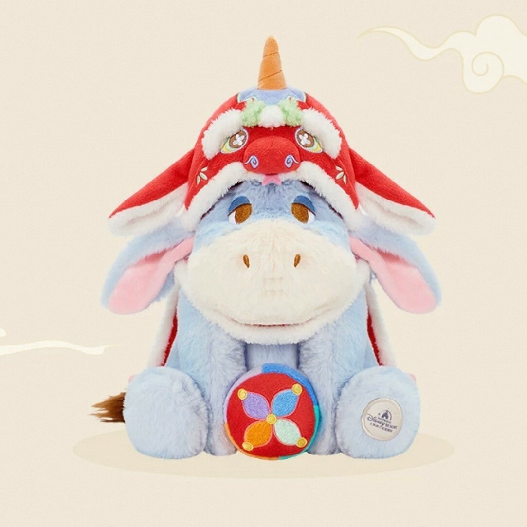 (限時特價) 2025 新春限定 小熊維尼 Winnie the Pooh 好友們 屹耳 Eeyore 娃娃 玩偶 -上海迪士尼樂園