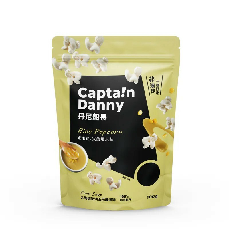 羅東分院｜丹尼船長 宜蘭米 北海道奶油玉米濃湯味(奶素)100g/包