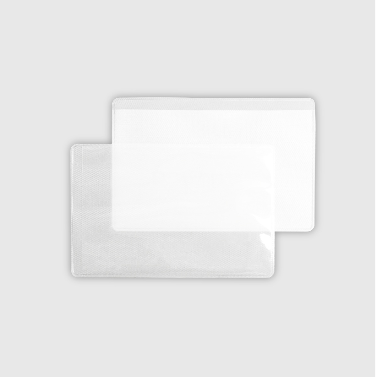 居家小物｜布紋透明證件保護套