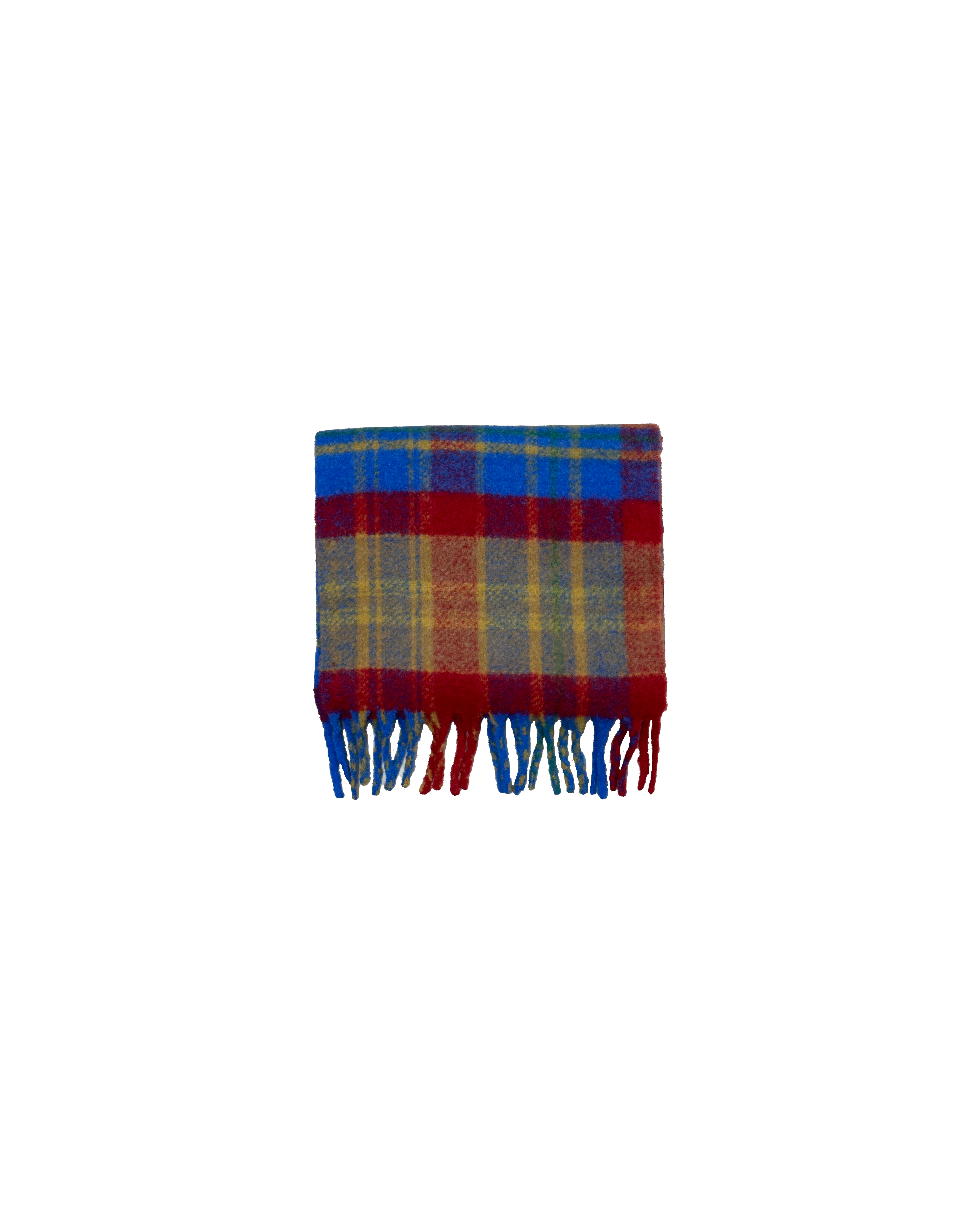 格紋彩色闊頸巾