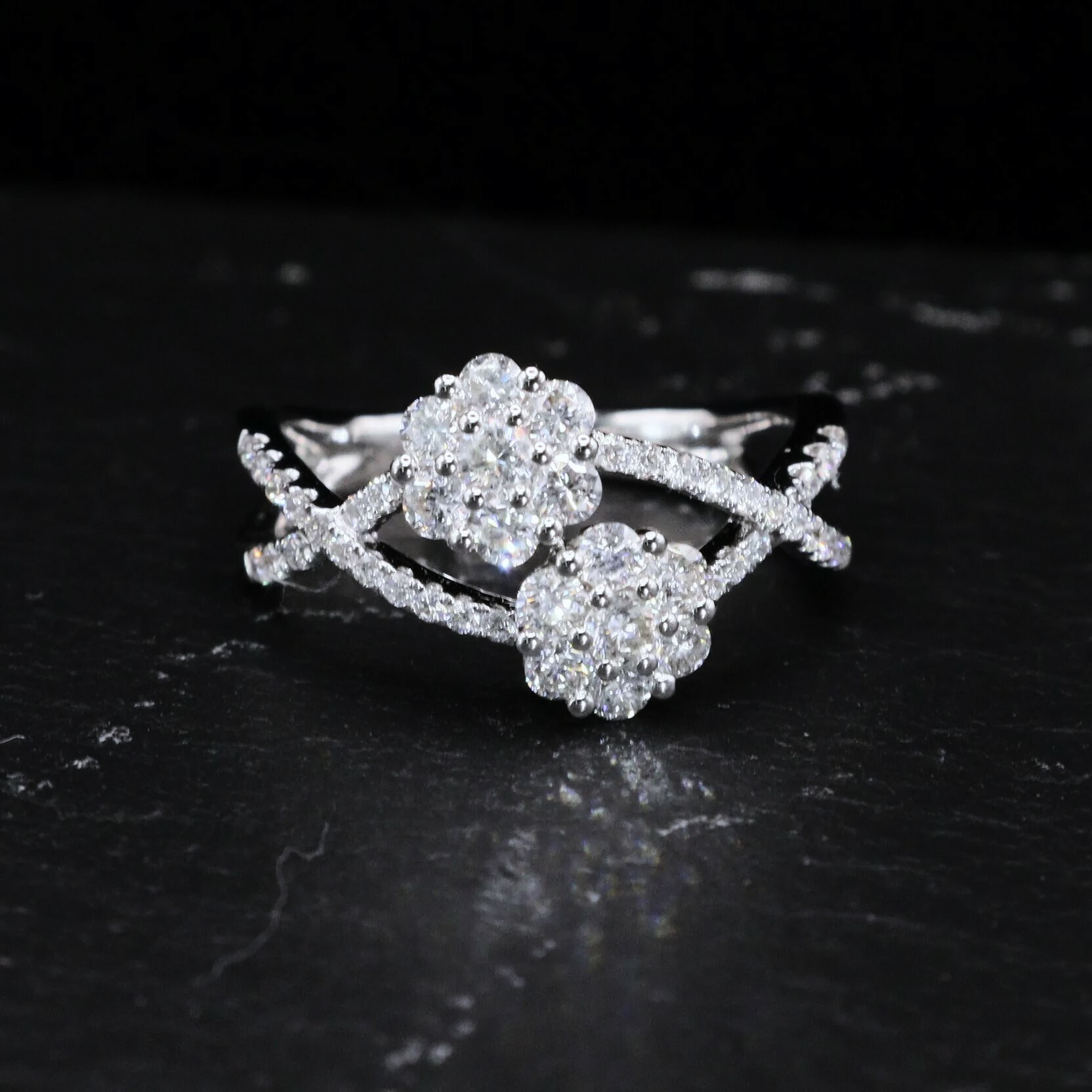 18K White Gold 0.80ct Diamond Ring