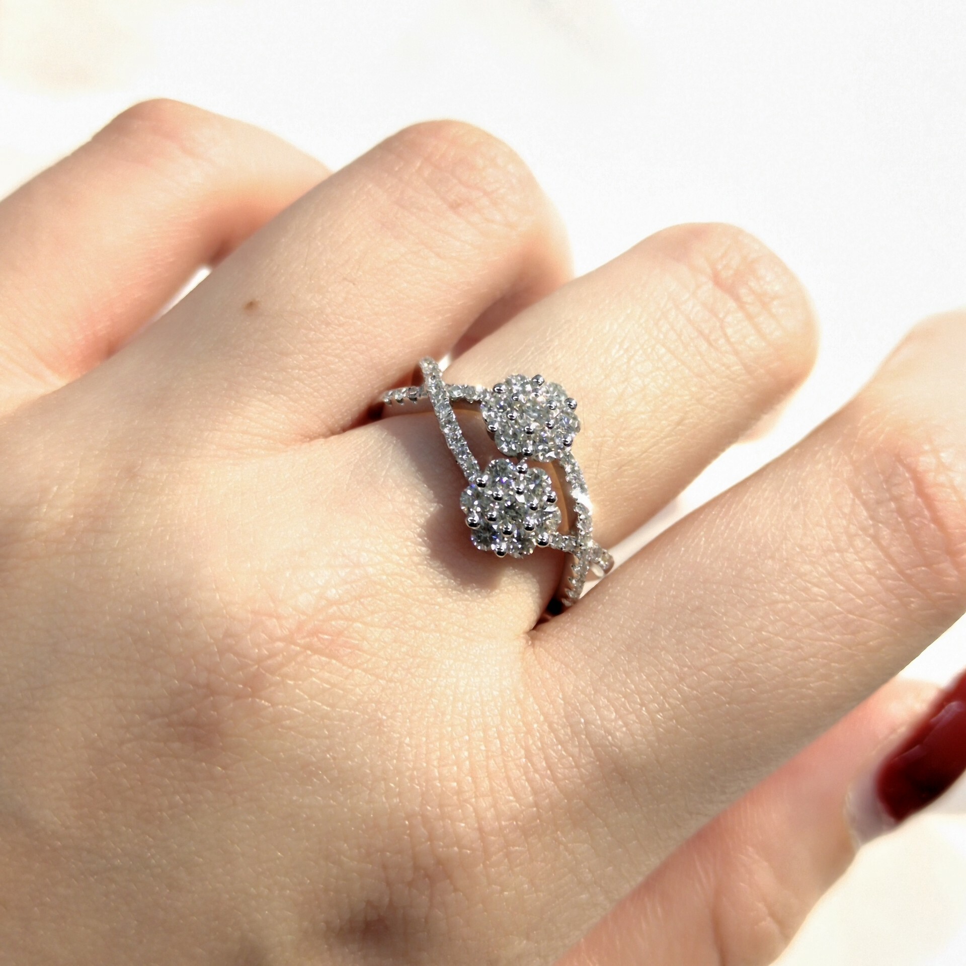 18K White Gold 0.80ct Diamond Ring