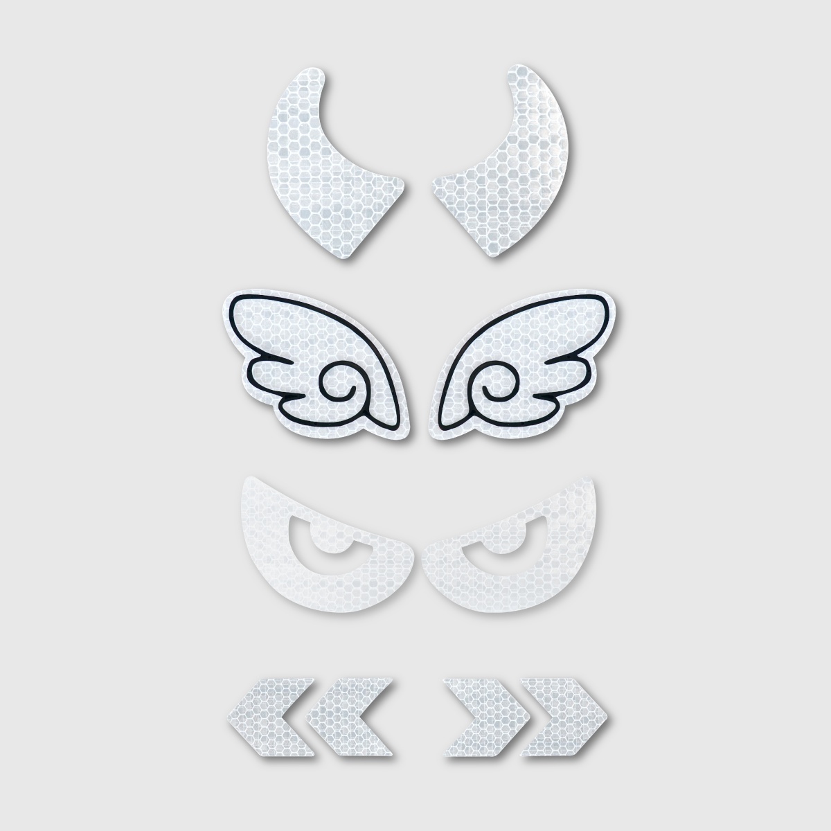 創意車貼系列【安全帽造型反光貼】