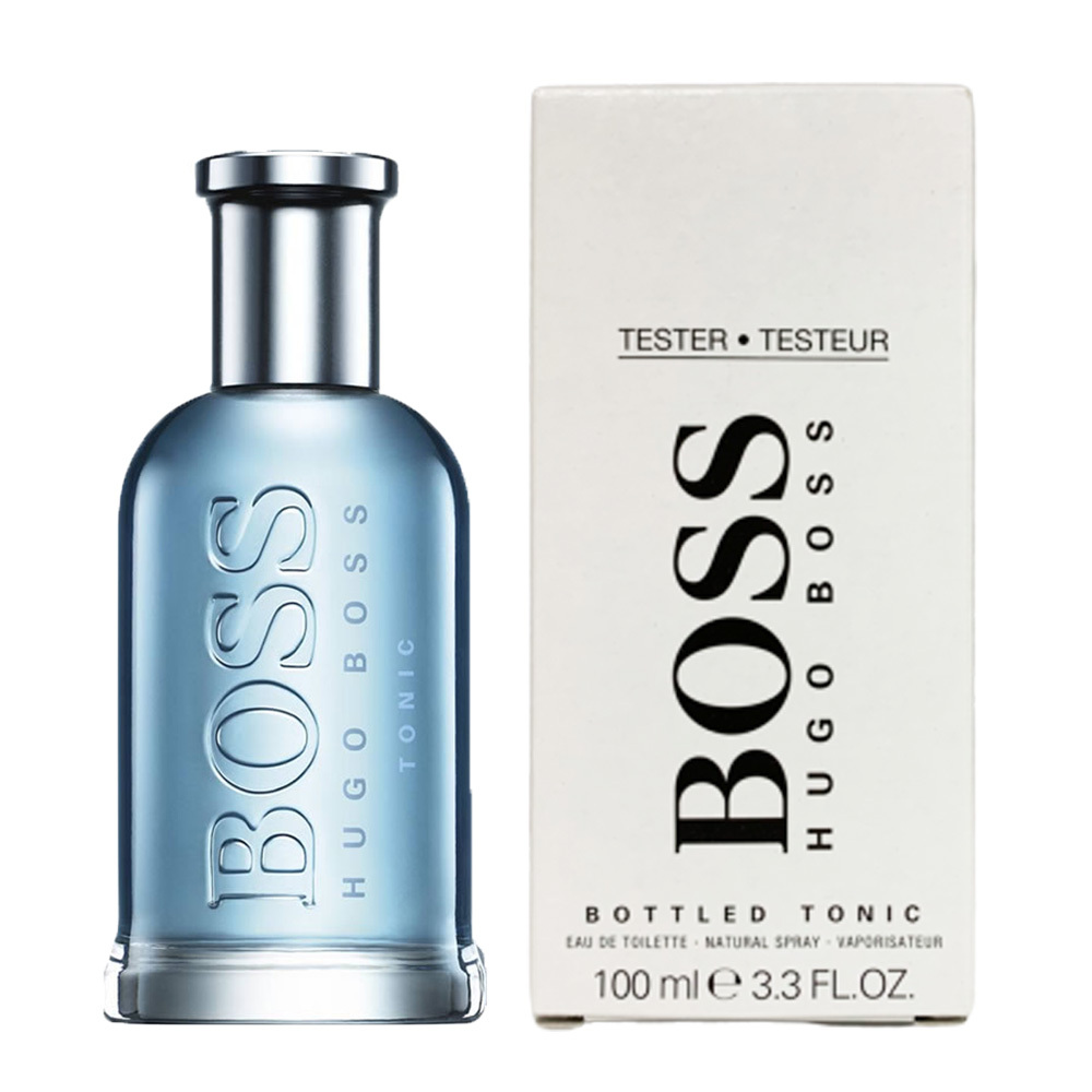 HUGO BOSS BOTTLED 勁藍自信男性淡香水100ml TESTER (環保盒)