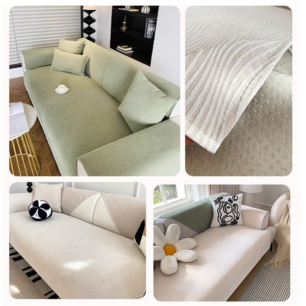 玄紋雪尼爾耐貓抓沙發墊