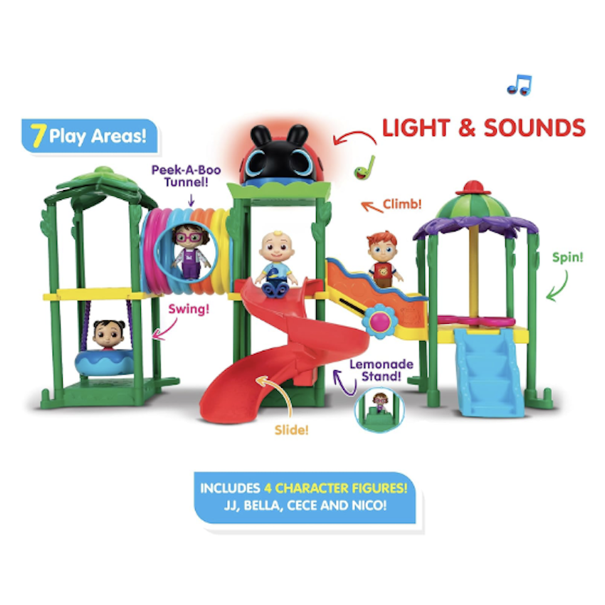 美國 CoComelon Lane Climb & Rhyme Playground 遊樂場套裝