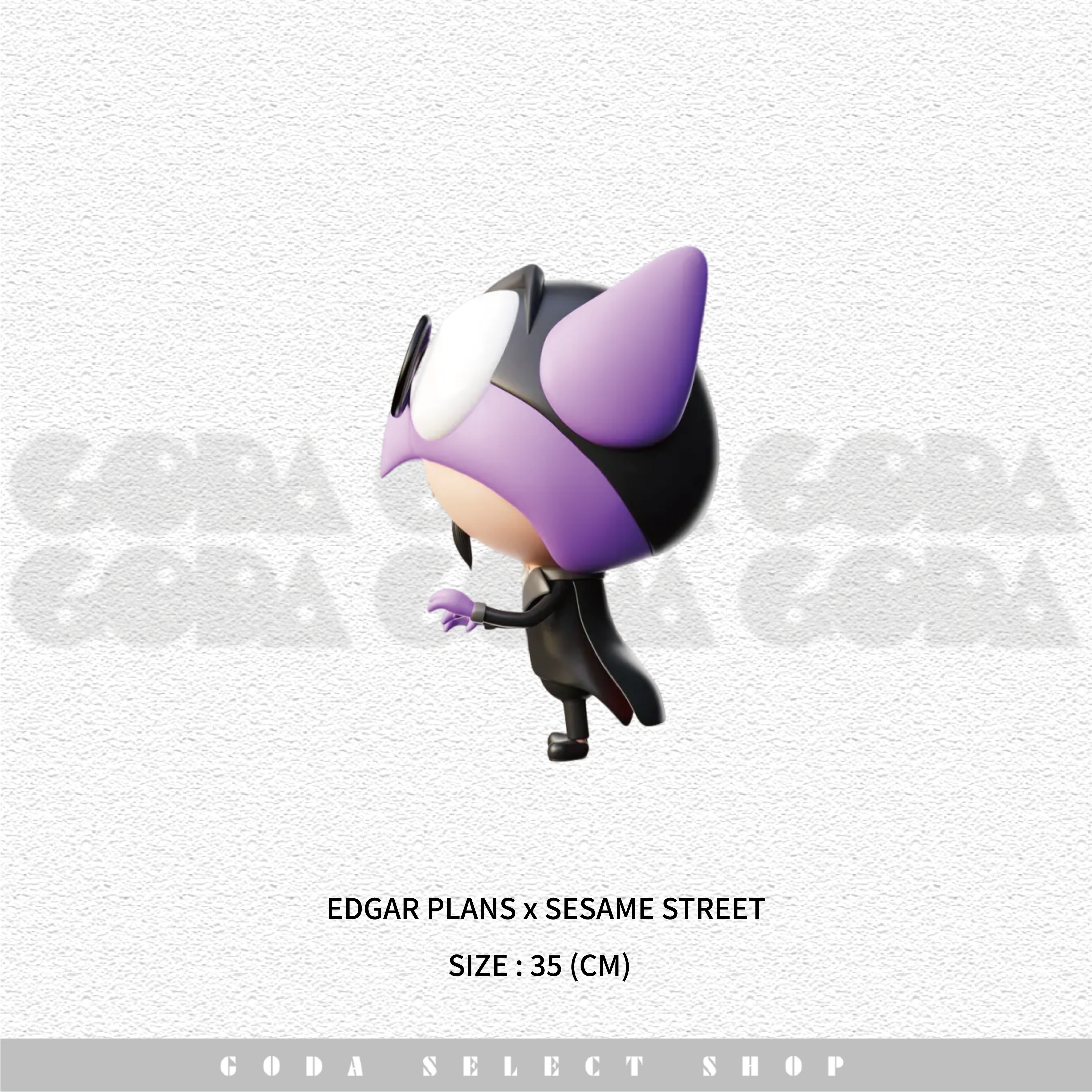 Edgar Plans x Sesame Street Count von Count Magical Art World 芝麻街 雕塑 #GT