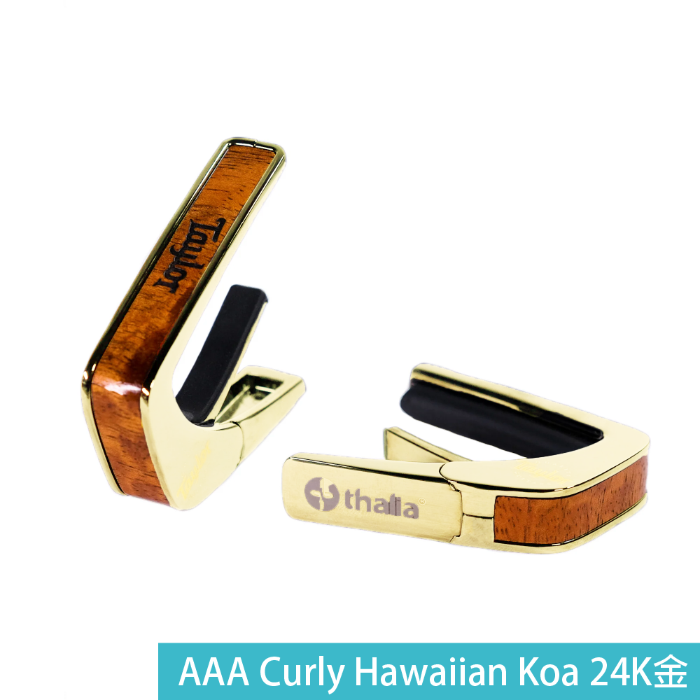 Thalia Thalia / Taylor Logo 官方授權 Capo 移調夾 (黑銀/銀色鍍鉻/24K金) 第 4 張圖片｜三峽效果器