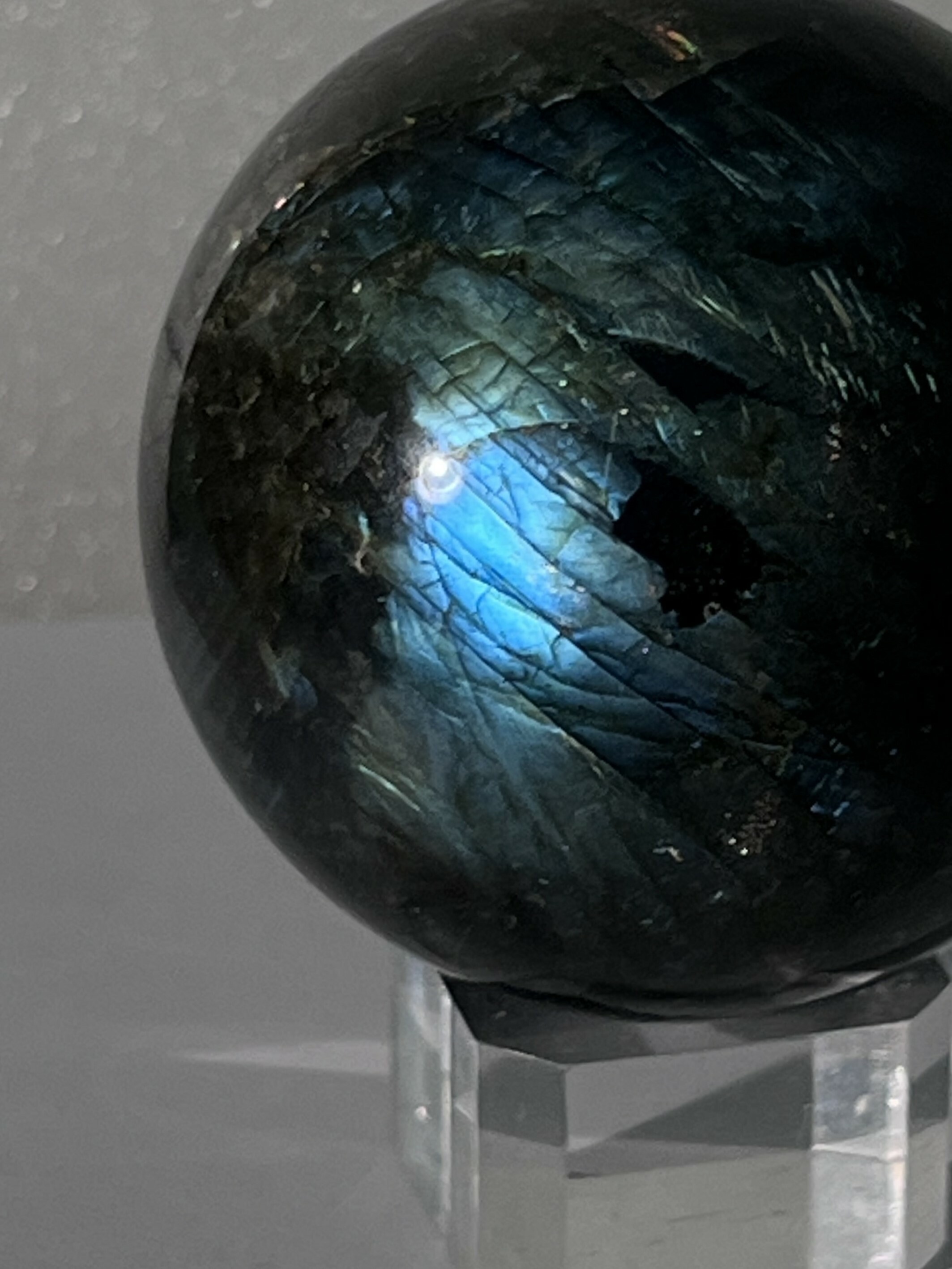 拉長石球 Labradorite