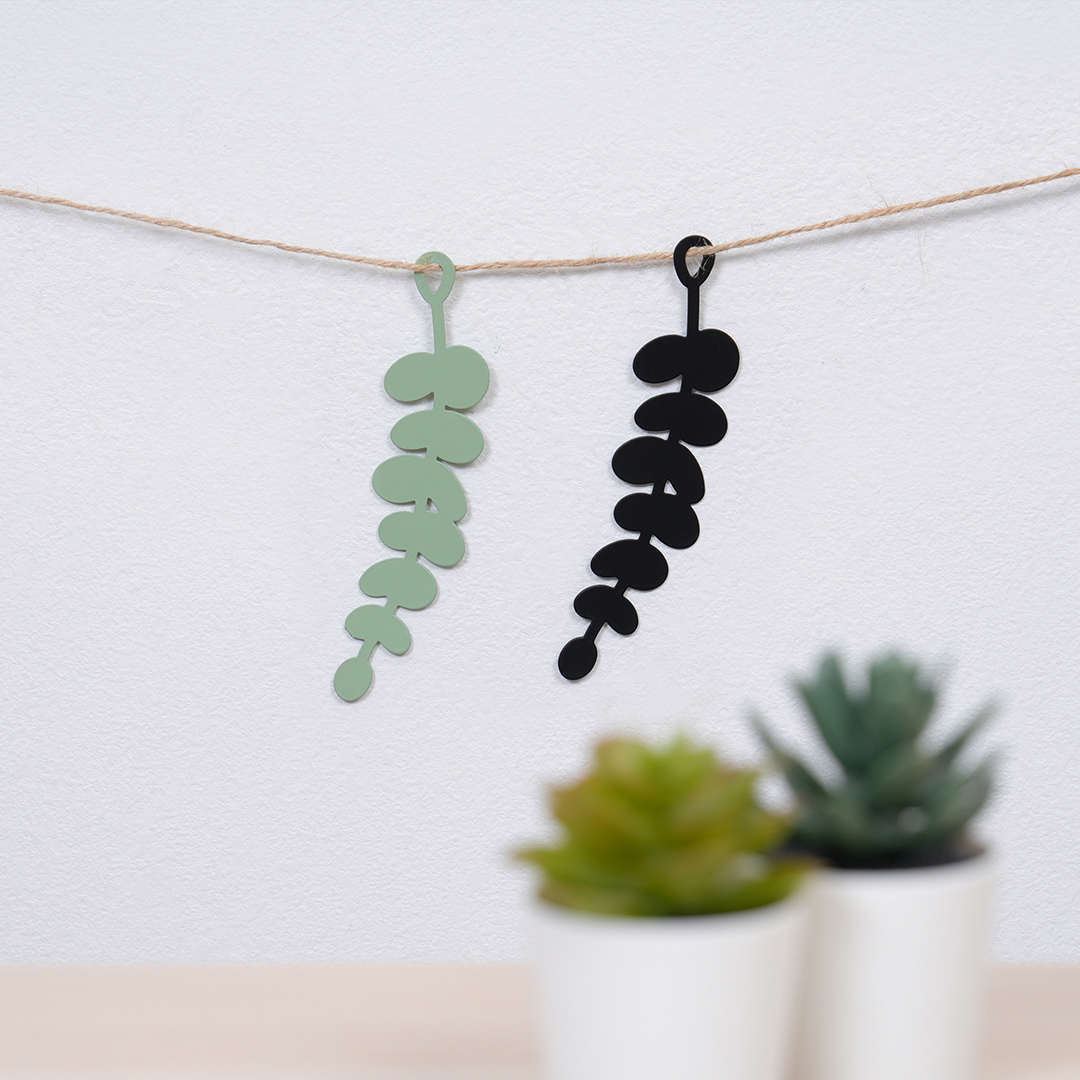 懸掛型鐵製裝飾花/尤加利