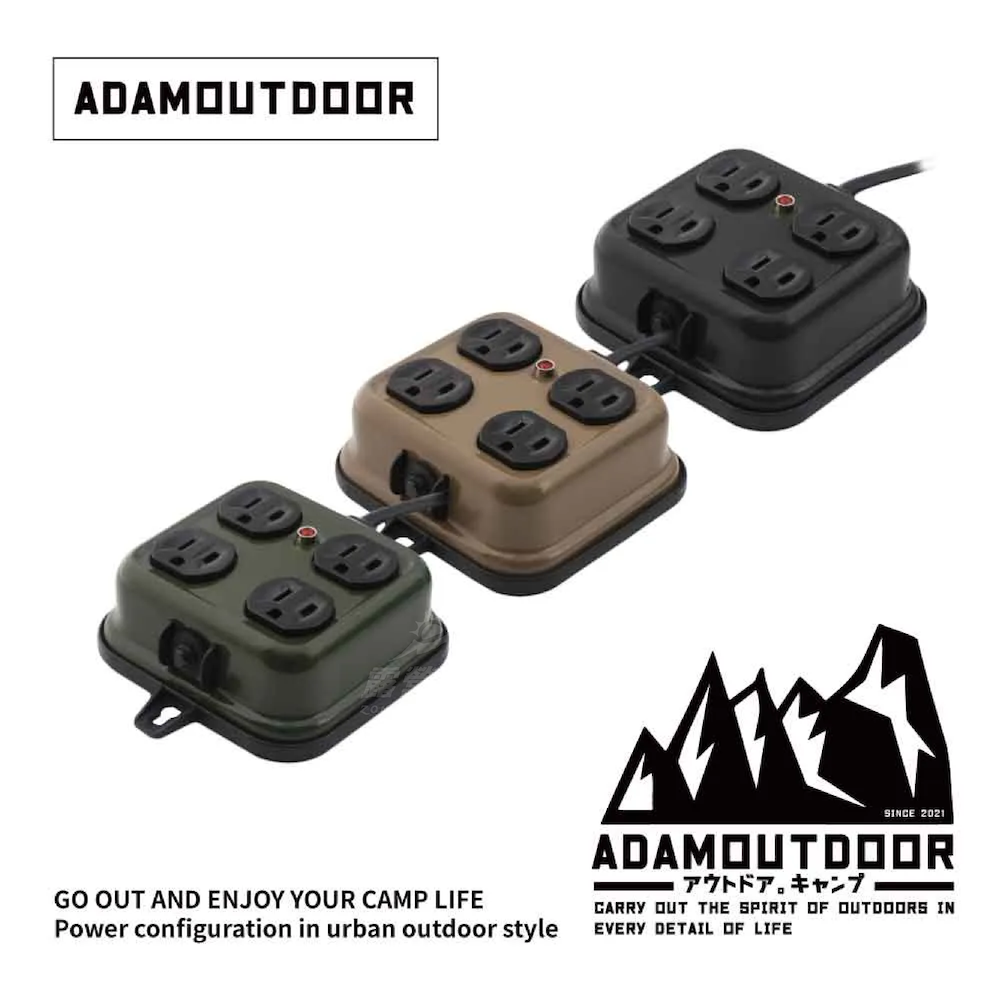 【ADAM】 金屬4座延長線2M ADPW-PS341 GI13