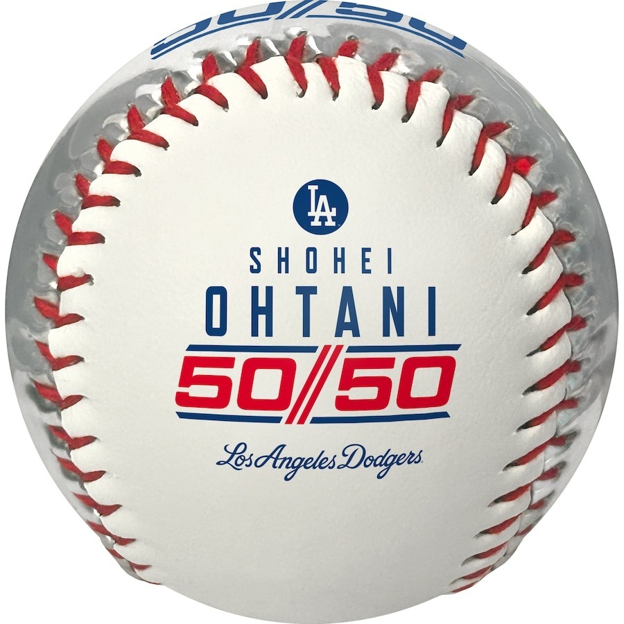MLB棒球 Shohei Ohtani 大谷翔平 50/50 Club 50轟 50盜 歷史紀錄 紀念球 白銀 Rawlings 全新