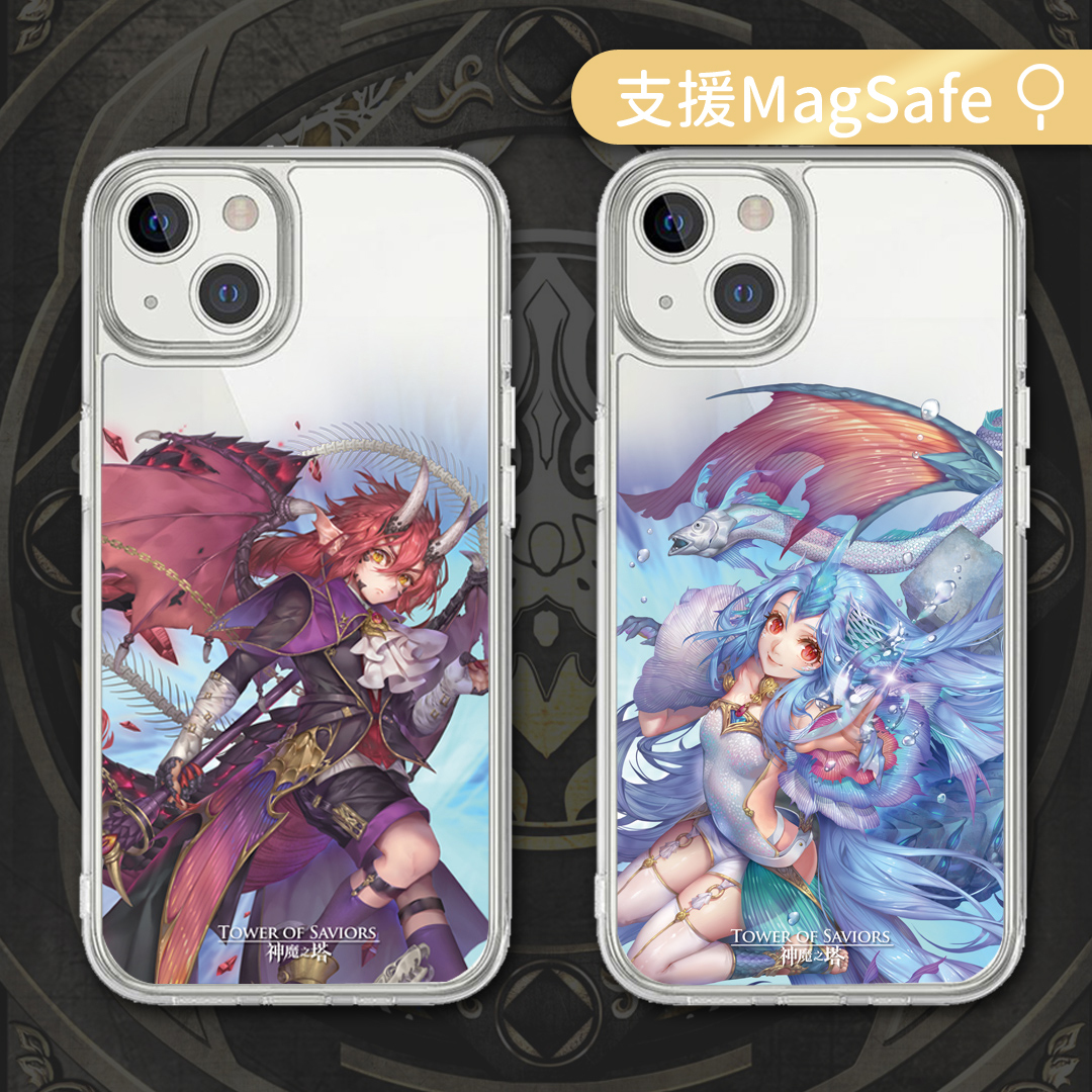 《神魔之塔》黑金Apple MagSafe手機殼（諾瓦利斯/烏蘇拉）