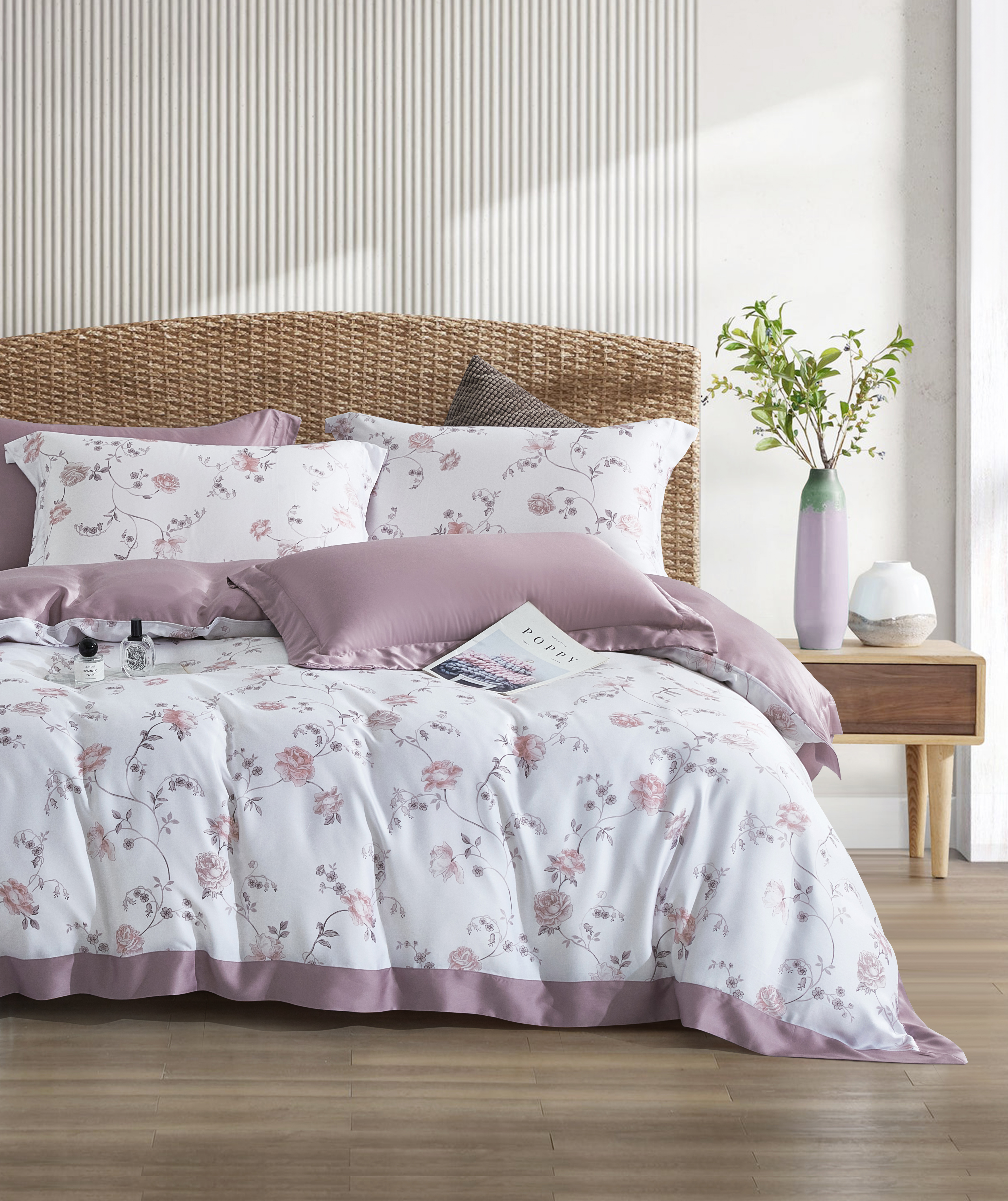 【全鋪棉】100%60支凡芮思【奧塞莊園】雙色翅膀款