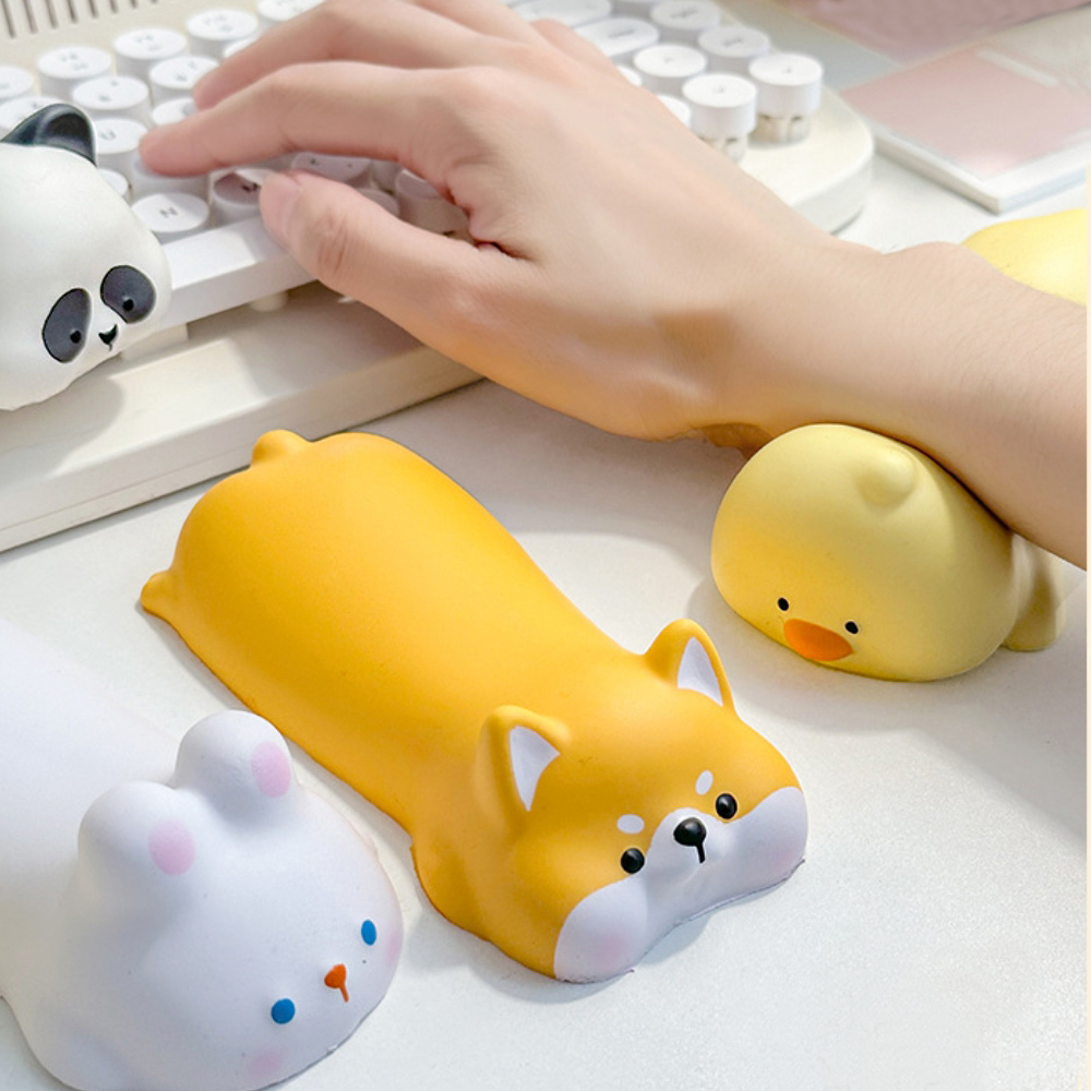 滑鼠手腕墊 辦公療癒小物 解壓記憶棉