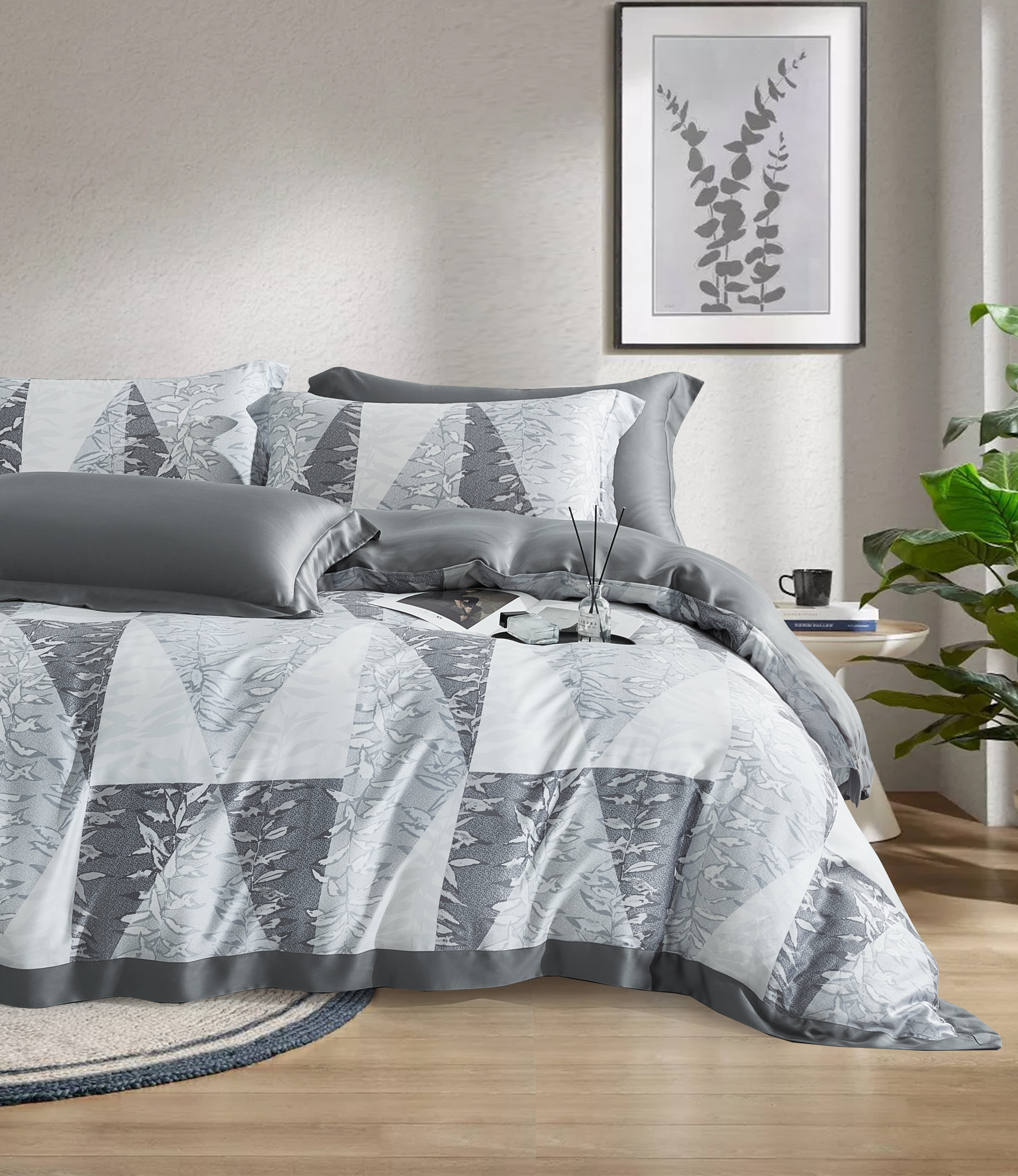 【全鋪棉】100%60支凡芮思【塞席爾】雙色翅膀款