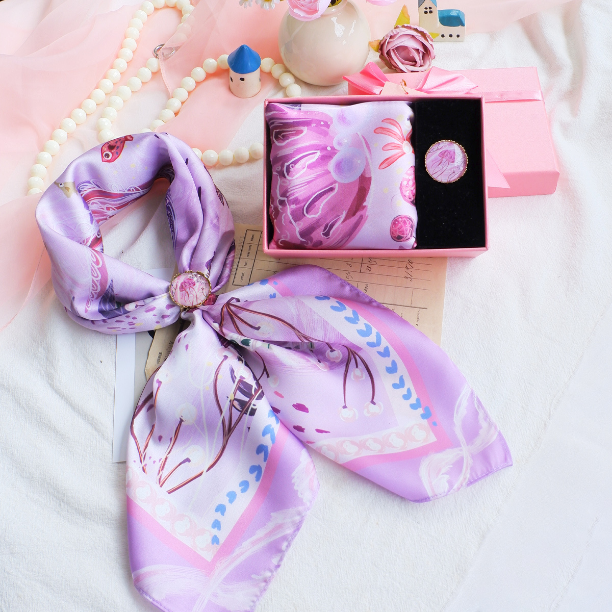 STEPHY 海的故事大圍巾禮盒套裝