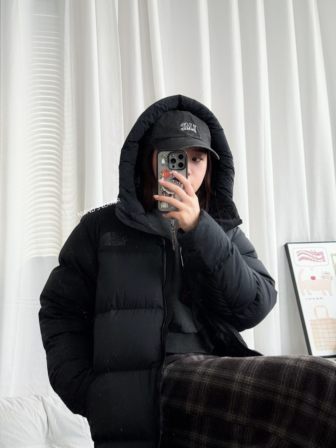 <2025ByeBye👋🏻> The North Face  北臉 長版防潑水連帽羽絨外套