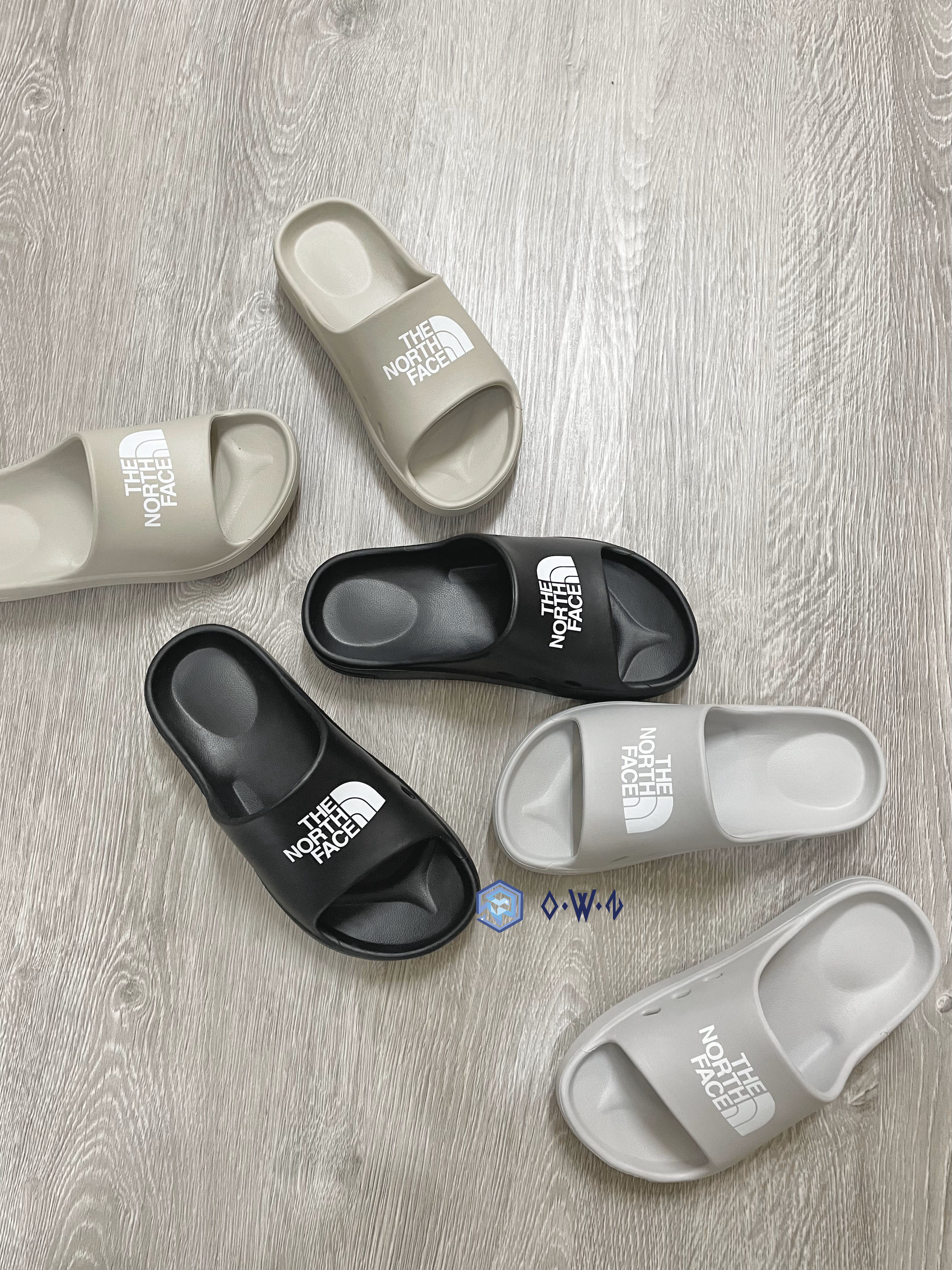 【絕版-零碼】The North Face CAMPER’s SLIDE 全防水 涼拖鞋 大LOGO 不分男女 黑色 奶茶 灰色 NS92Q03