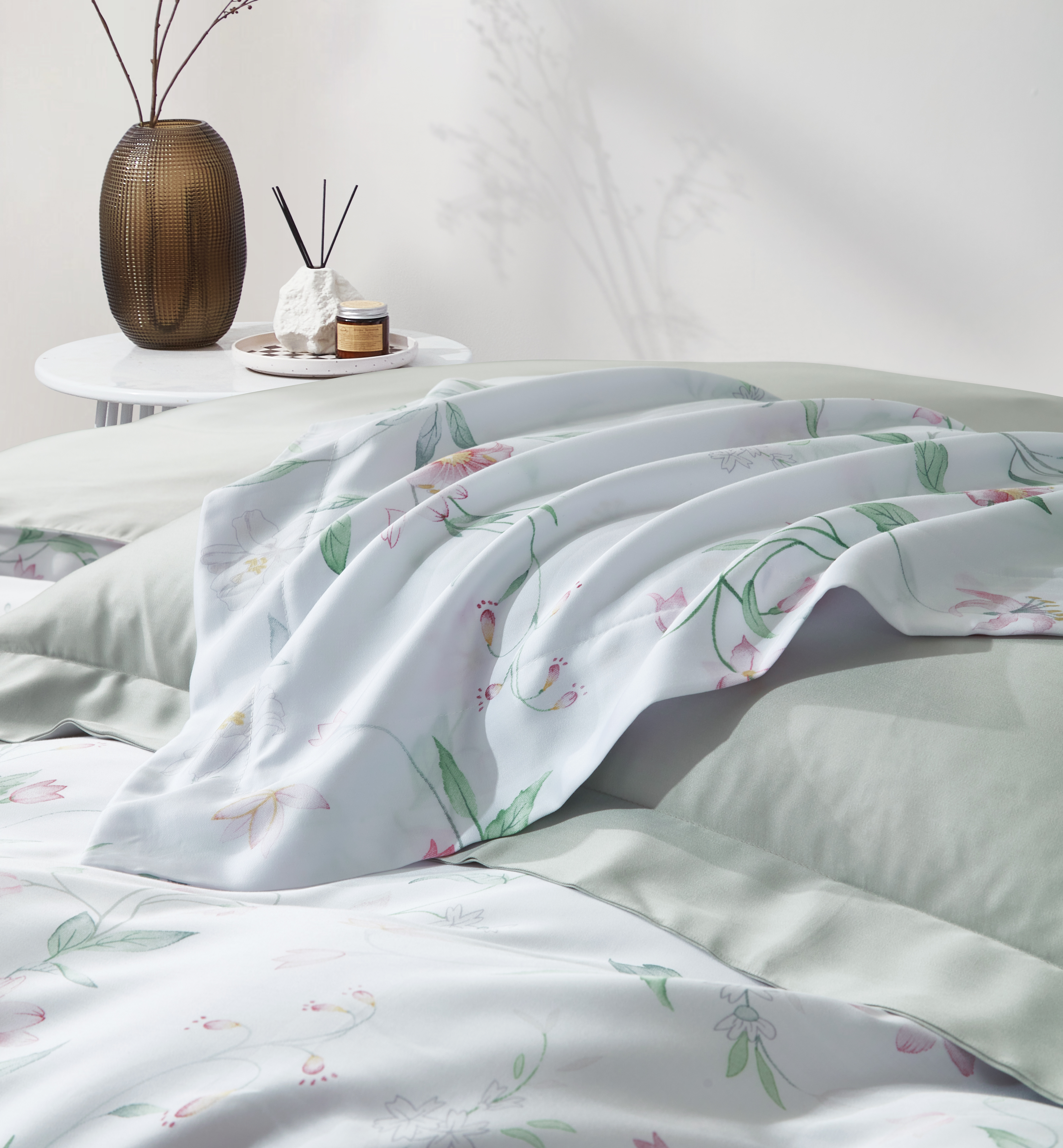 【全鋪棉】100%60支凡芮思【春約詩篇】雙色翅膀款