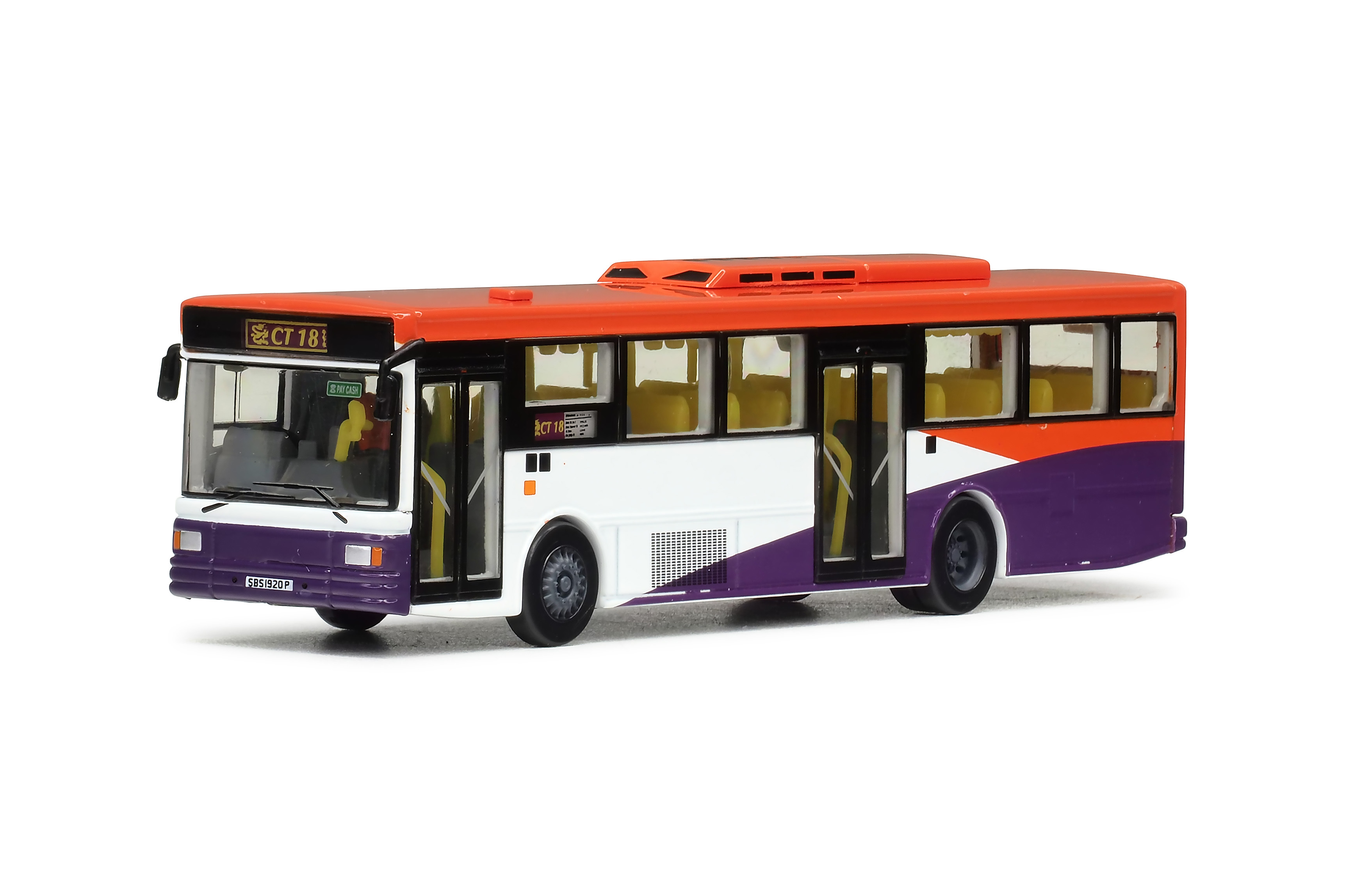 110SGBSTCT18 1:110 新加坡Strider Bus (China Town Direct CT18)