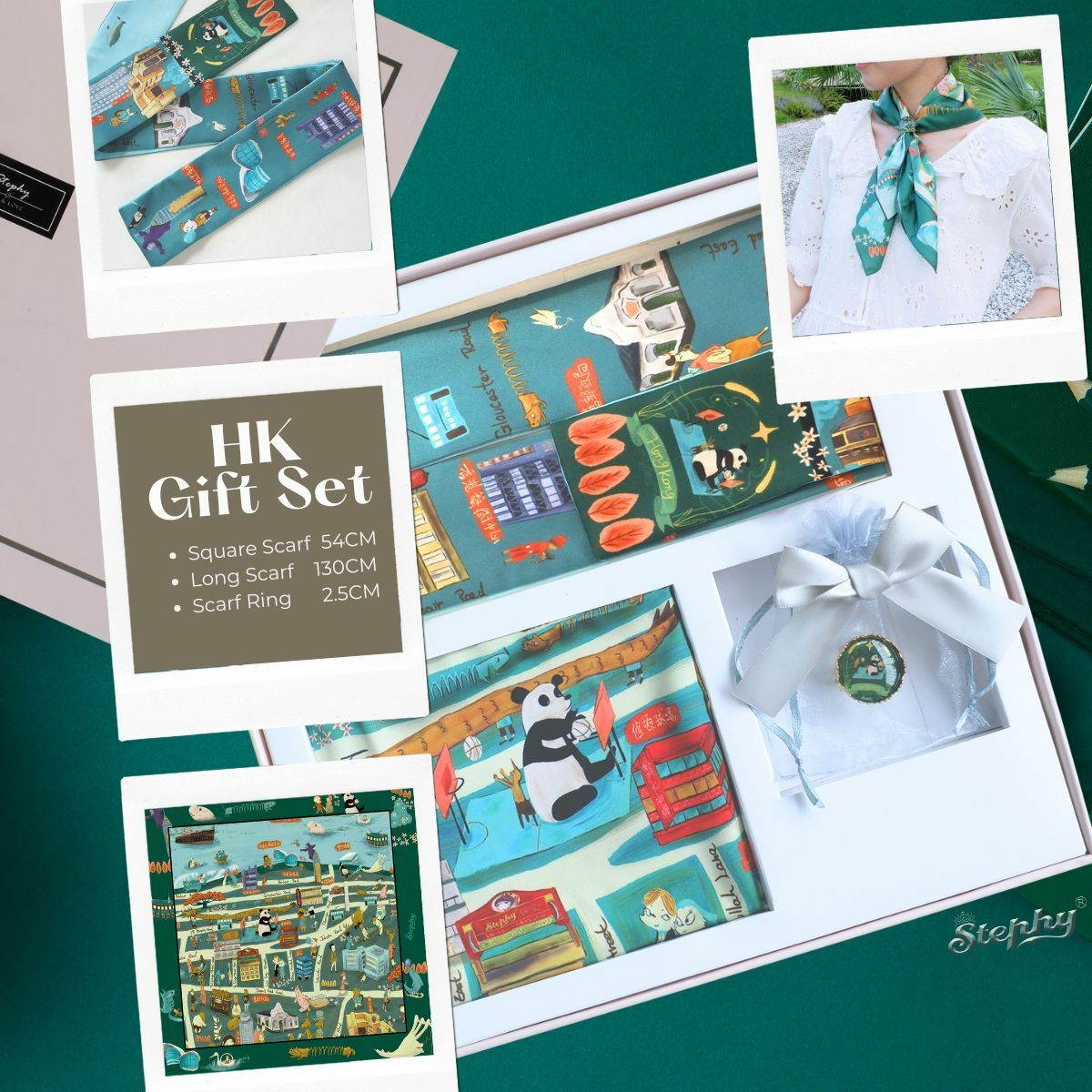 STEPHY 香港記憶圍巾經典禮盒