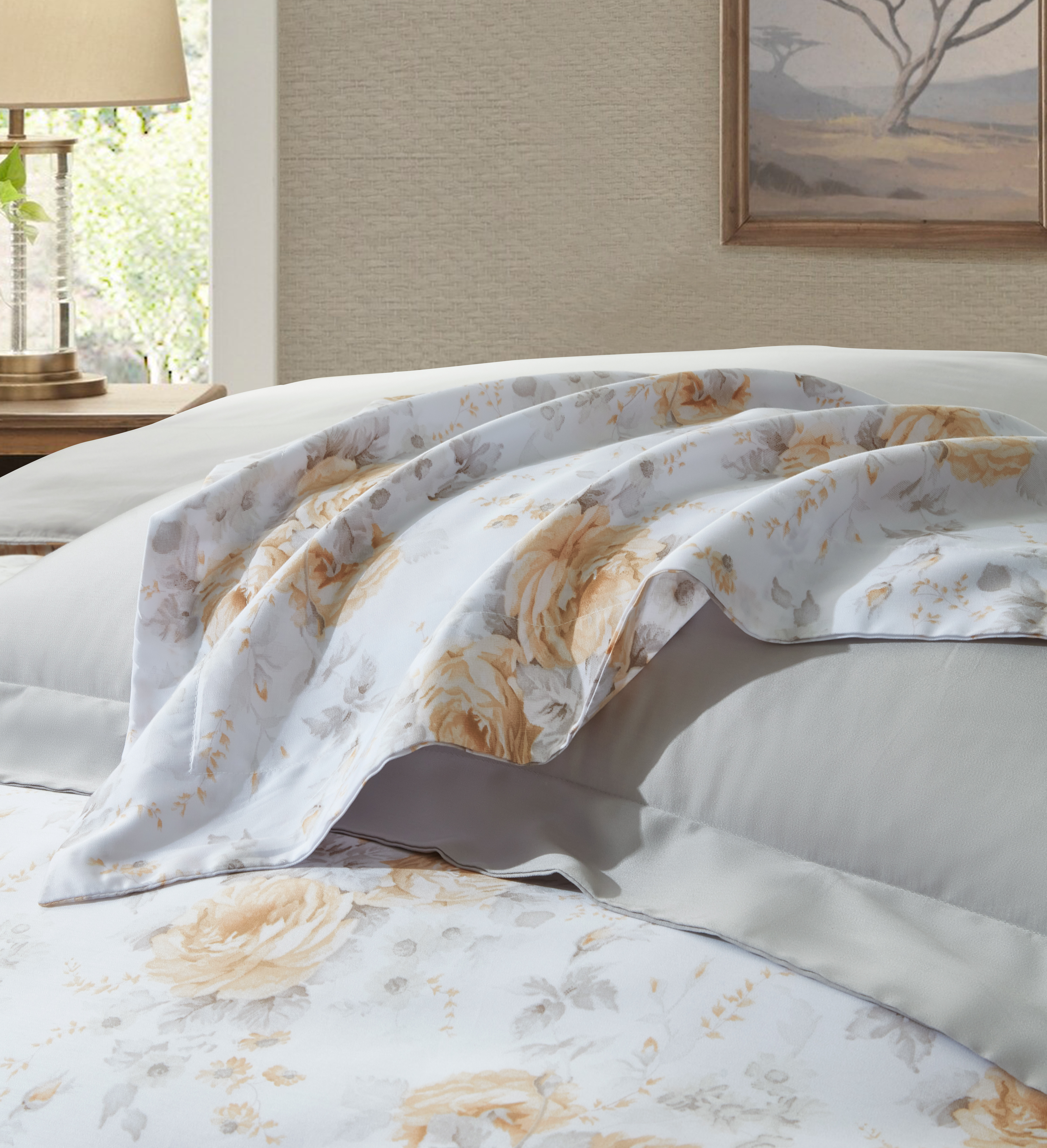 【全鋪棉】100%60支凡芮思【寧夜秋風】雙色翅膀款