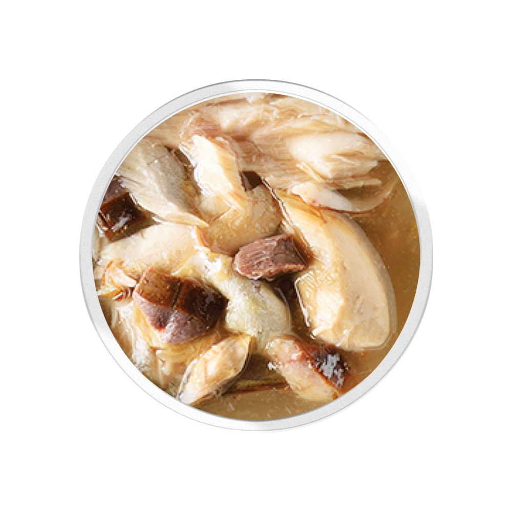 萌啾 真肉煲 花腹鯖魚+生猛石斑 4號 補水湯包