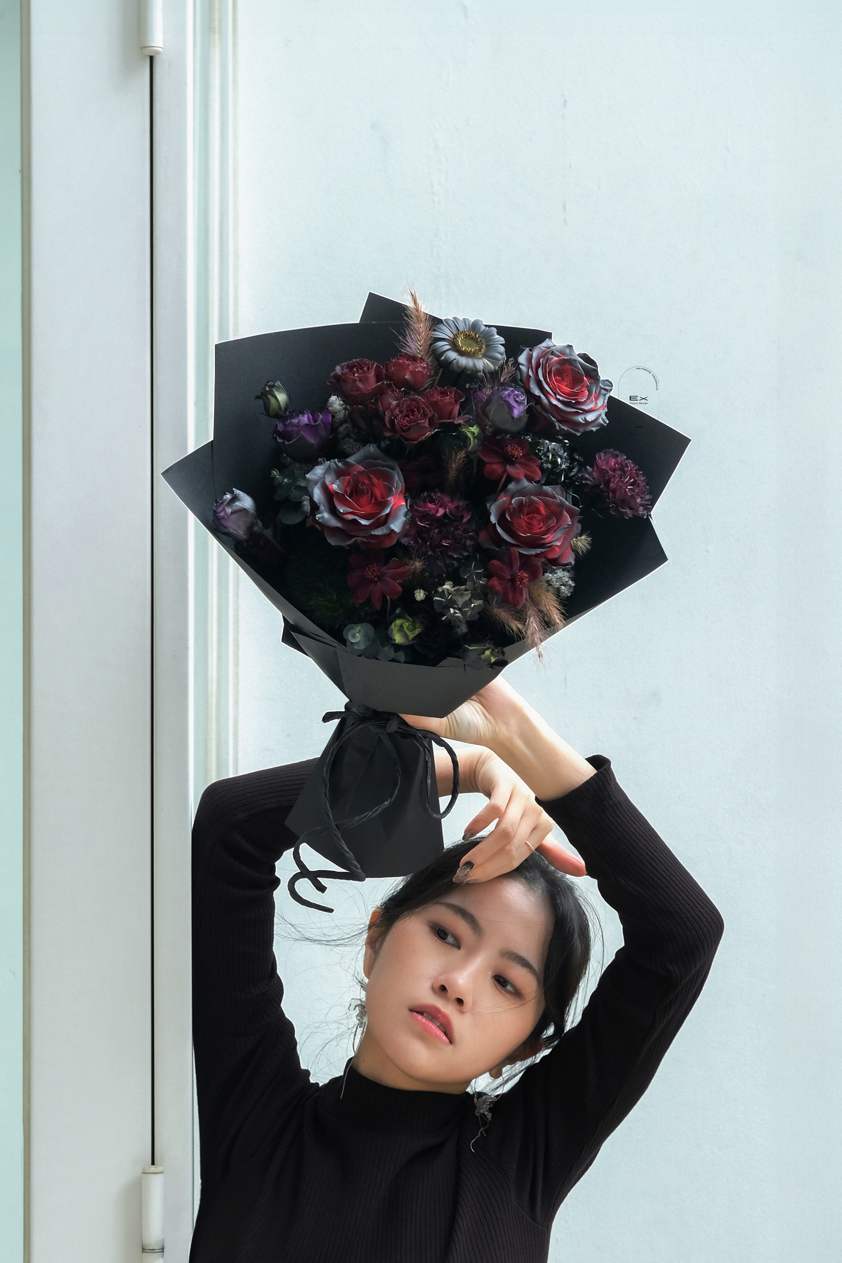 吸引力 永恆黑 鮮花束