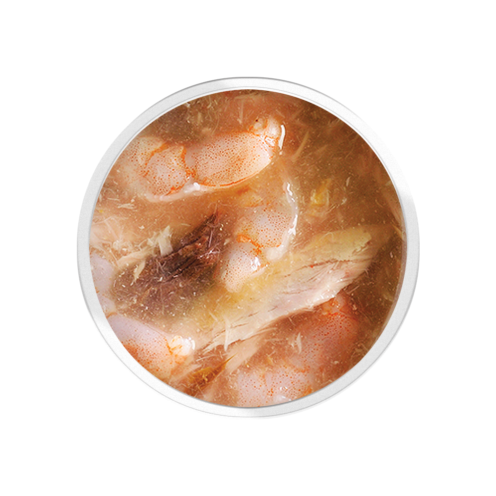 萌啾 真肉煲 白身鮪魚+鮮蝦 2號 補水湯包