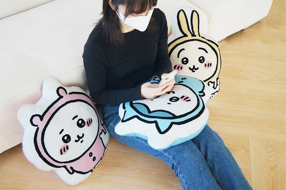 【OWN】Chiikawa 吉伊卡哇 韓國 먼작귀 抗過敏 抱枕 靠墊 娃娃 烏薩奇 小八 吉伊