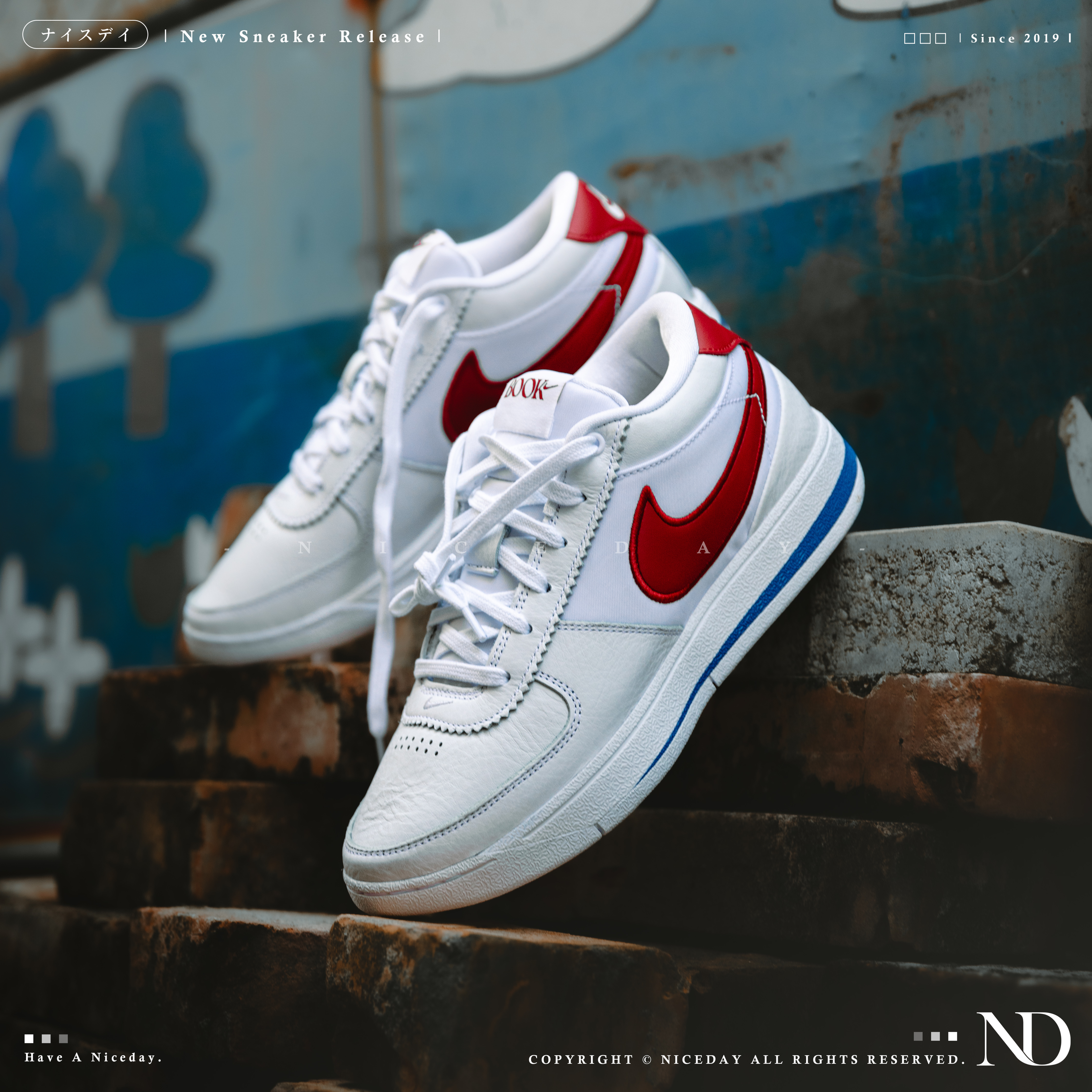 NICEDAY 現貨 NIKE Book 1 Forrest Gump 阿甘 白紅藍 籃球鞋 男款 FJ4250-105