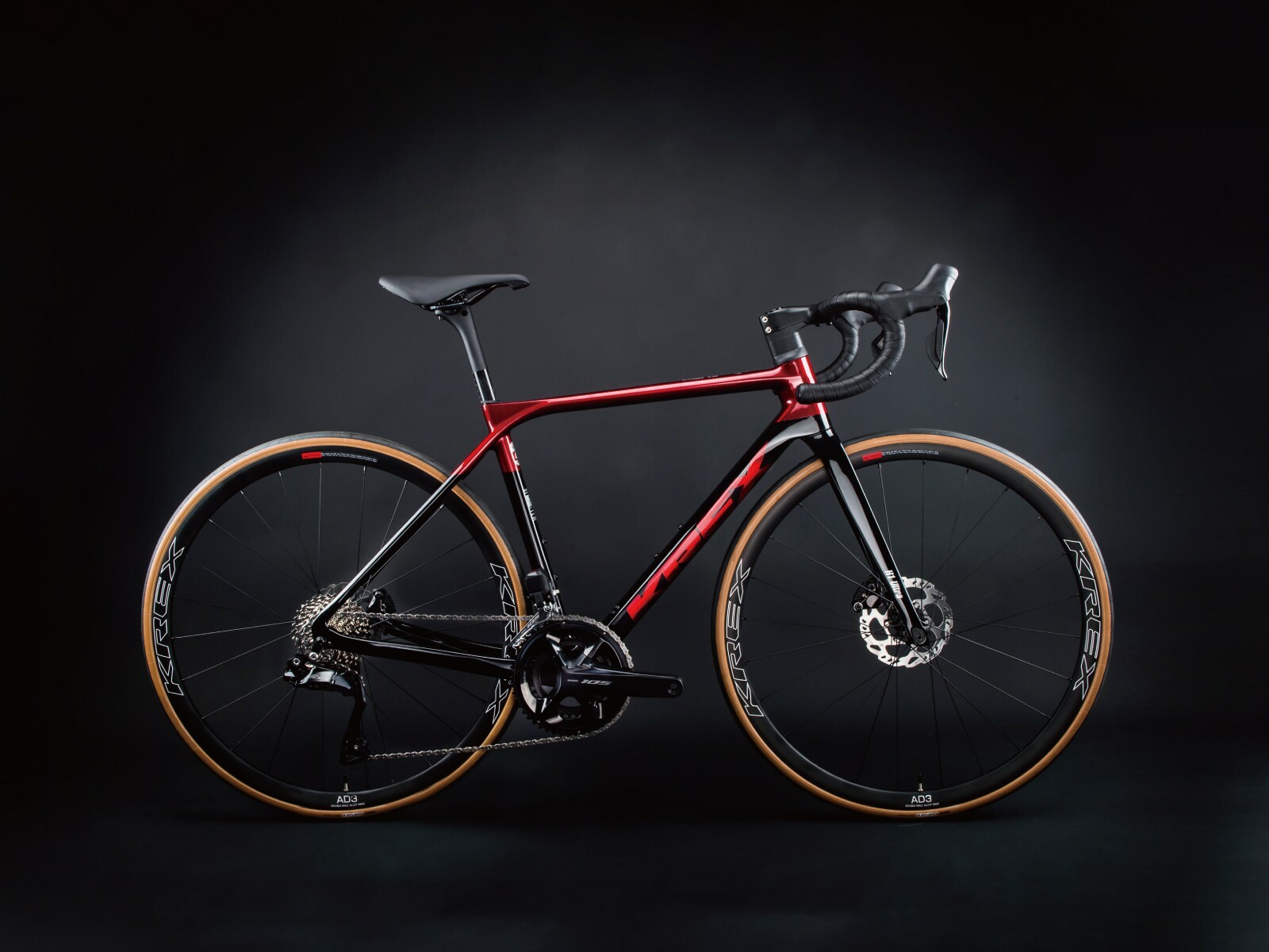 KREX H1 ULTRA 105電變碟煞公路車 成車/紅黑