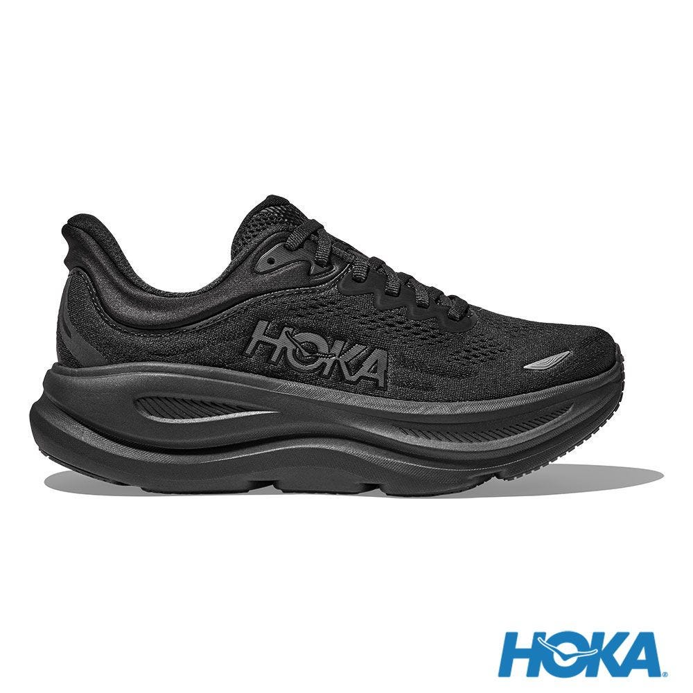 HOKA ONE ONE 男 Bondi 9 Wide 寬楦(2E) 路跑鞋 黑