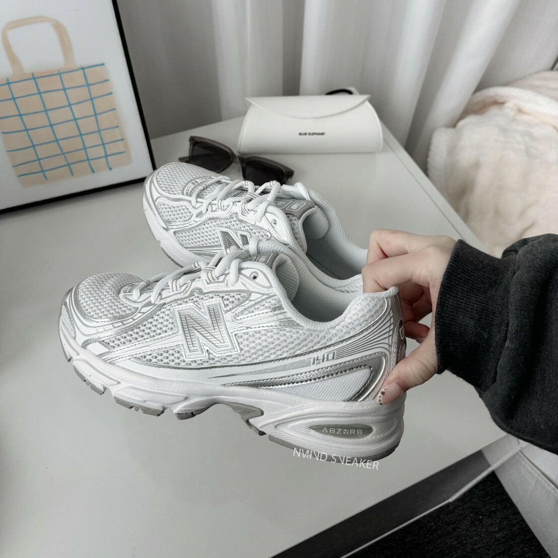 NEW BALANCE 740 雪花白銀