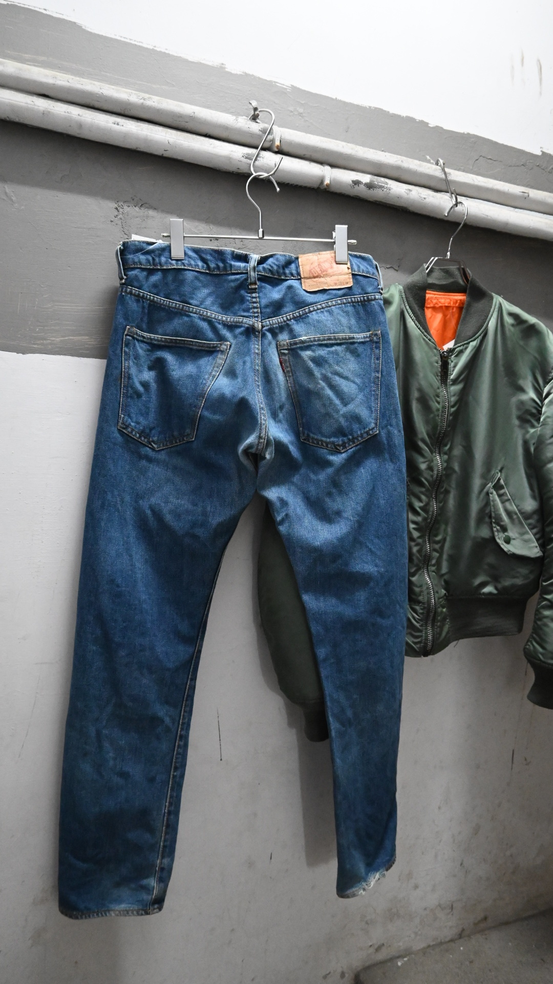 90s DENIME 505 BIGE TYPE Jeans (Made in Japan) *ORIZZONTI