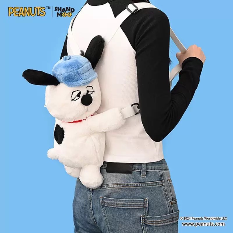 OLAF 歐拉夫 趴趴雙肩包 毛絨背包