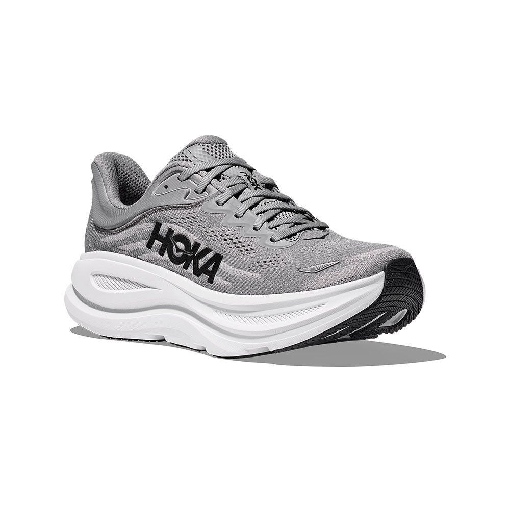 HOKA ONE ONE 男 Bondi 9 X-Wide 超寬楦(4E) 路跑鞋 銀河灰/星球灰