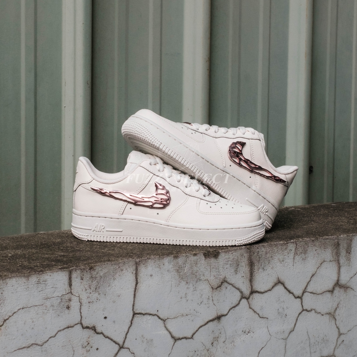 【逢甲 FUZZY】W Nike Air Force 1 "Molten Metal" 液態 金屬粉 粉勾 IF1686-161