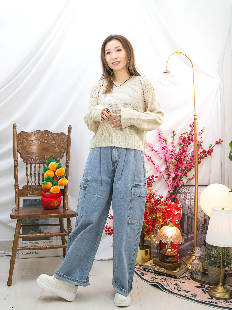 膊位 夾位通通．毛毛冷料TOP【2411-1674】【不設退換】