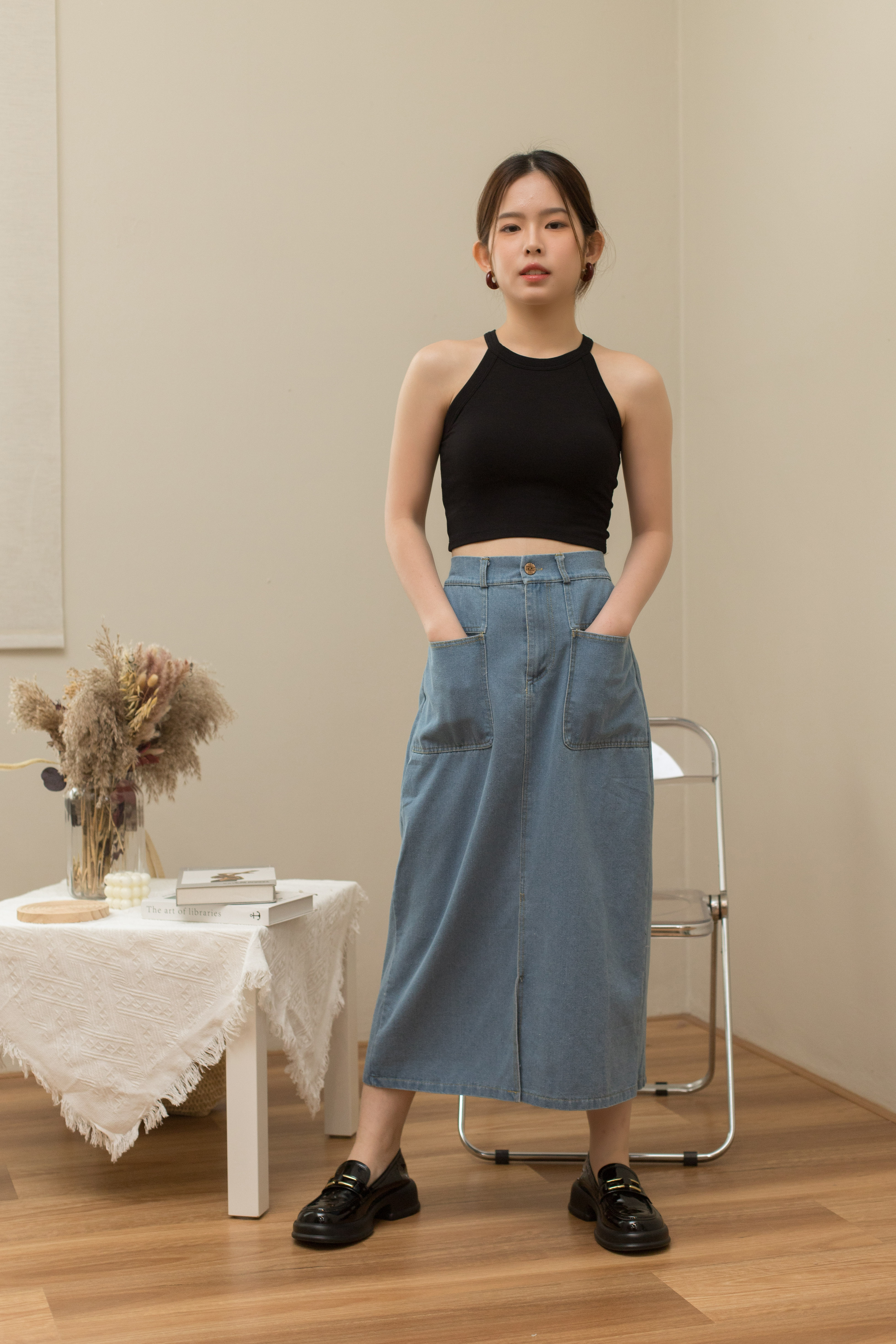 Allen Racer Padded Tank Top Black -2178TVBLK