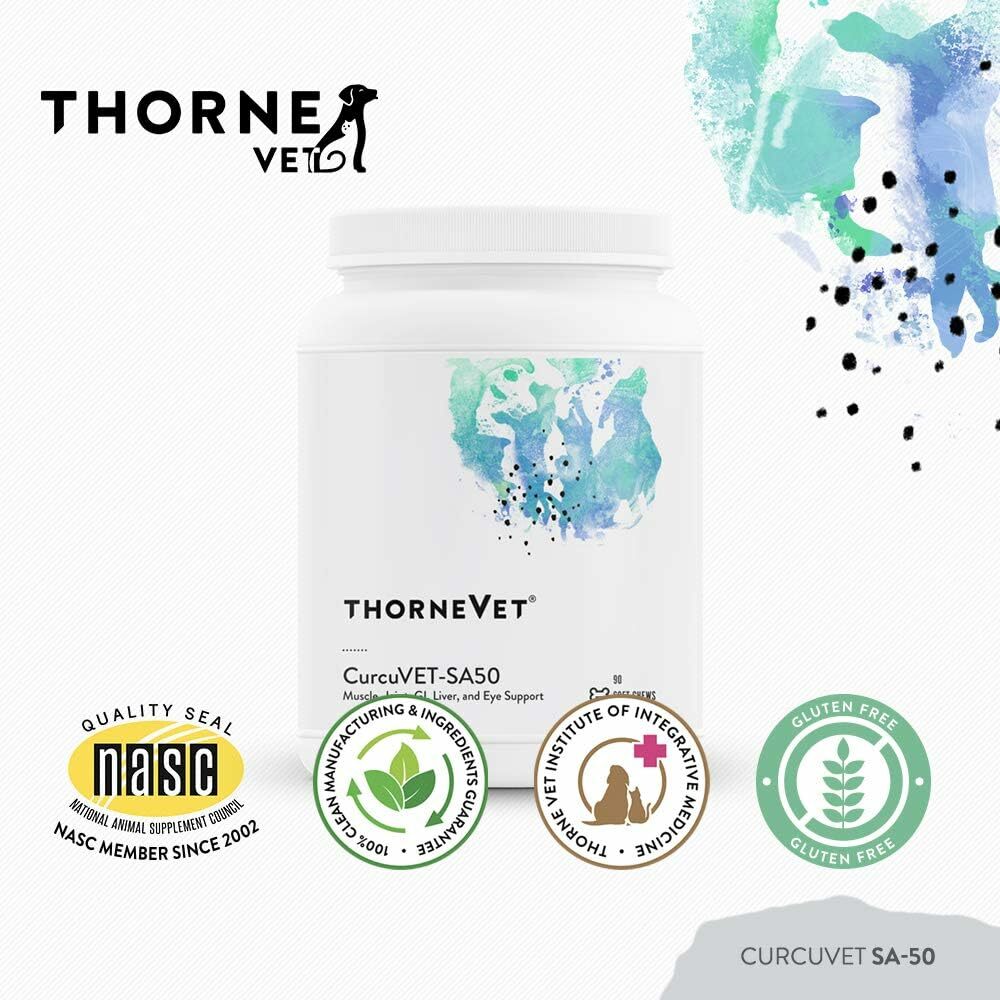 ThorneVet CurcuVET-SA50 90 Chews (Cats/ Small Dog)