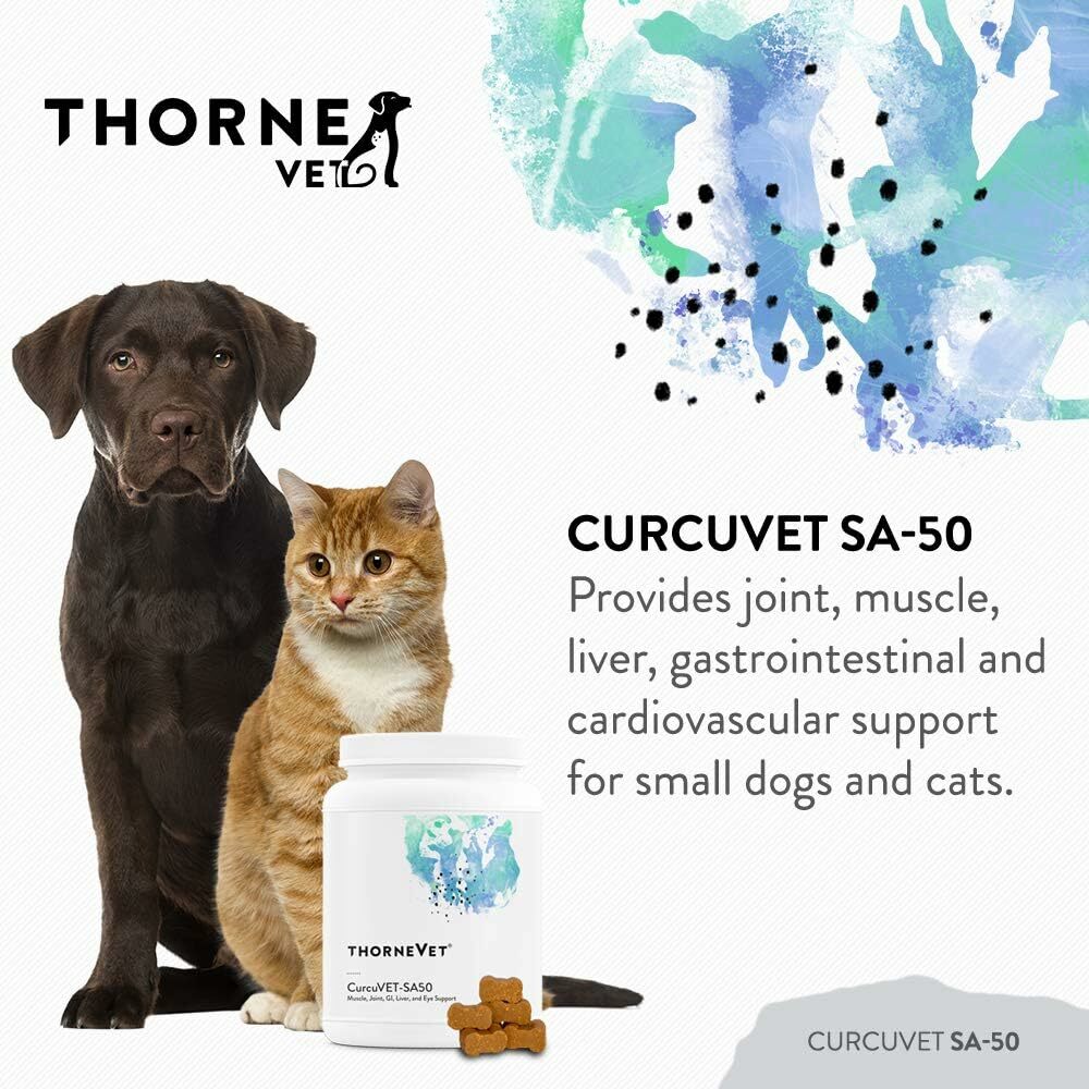 ThorneVet CurcuVET-SA50 90 Chews (Cats/ Small Dog)