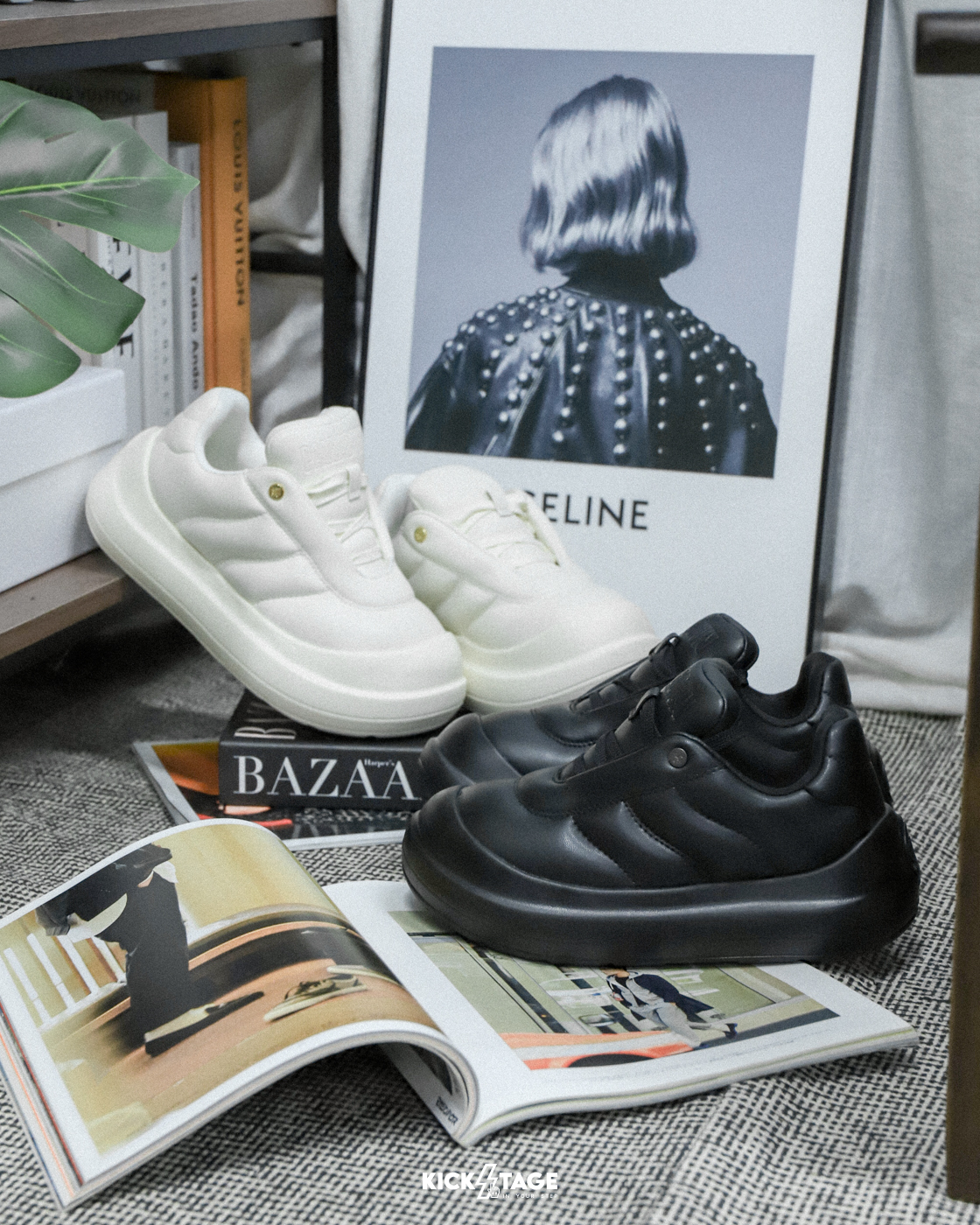 **特價商品售出無退換**女鞋 PALLADIUM PALLAPUFF LTH 黑色 白色 皮革 厚底 雲朵 泡芙 胖胖鞋 麵包鞋 休閒鞋【99416】